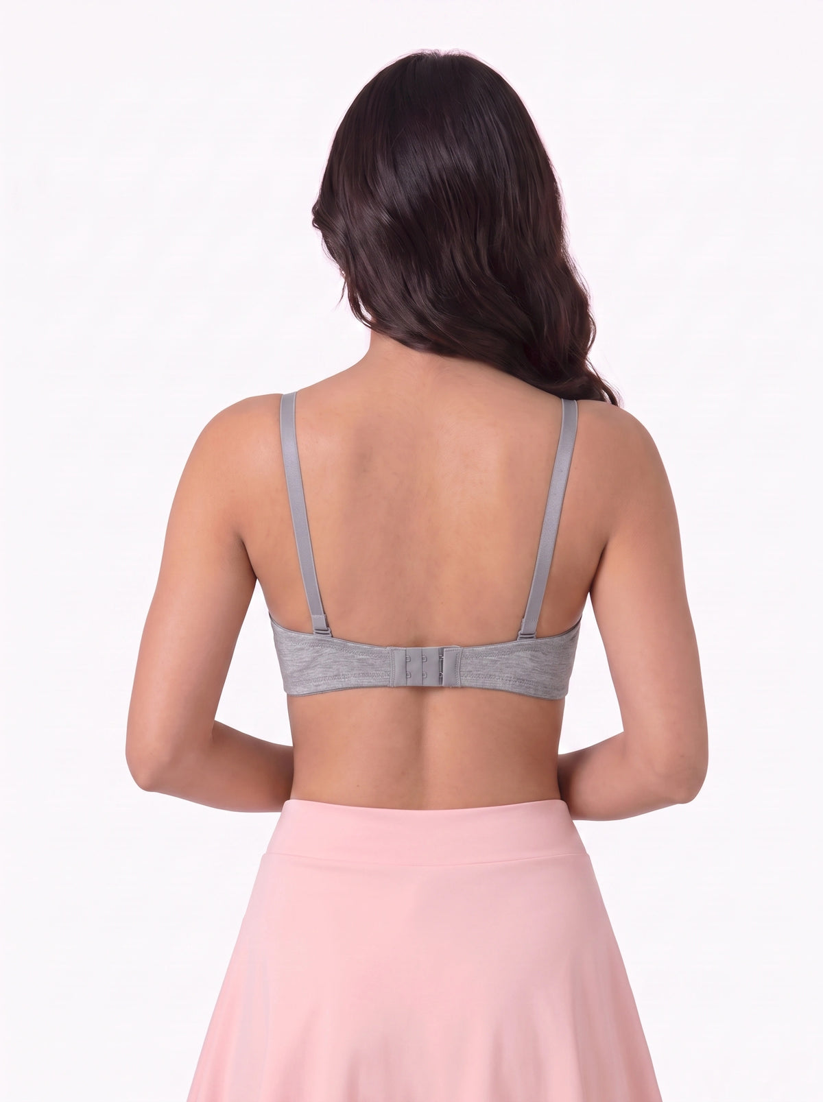 Padded Push-up Bra - Elva - Grey