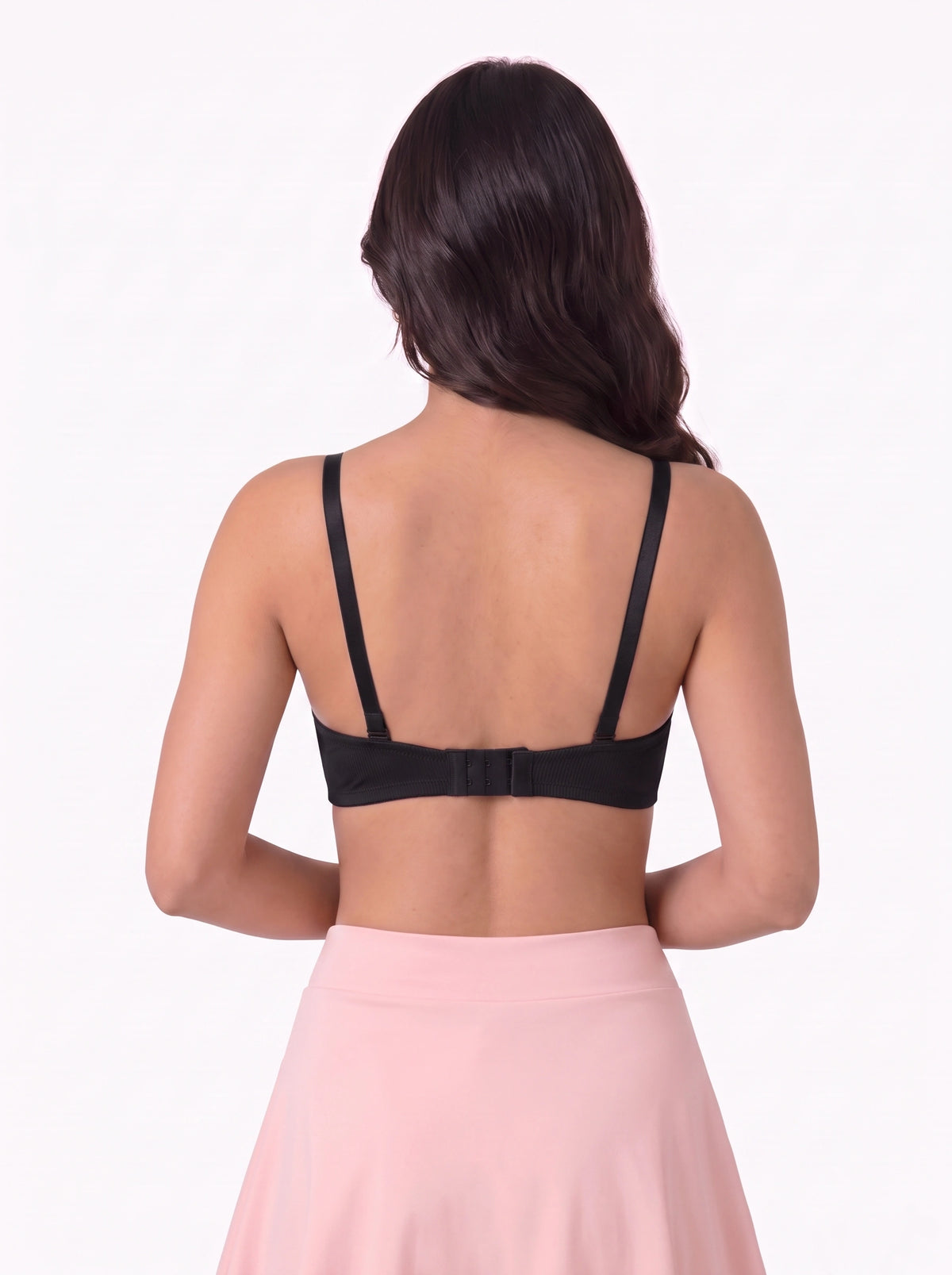 Padded Push-up Bra - Elva - Black