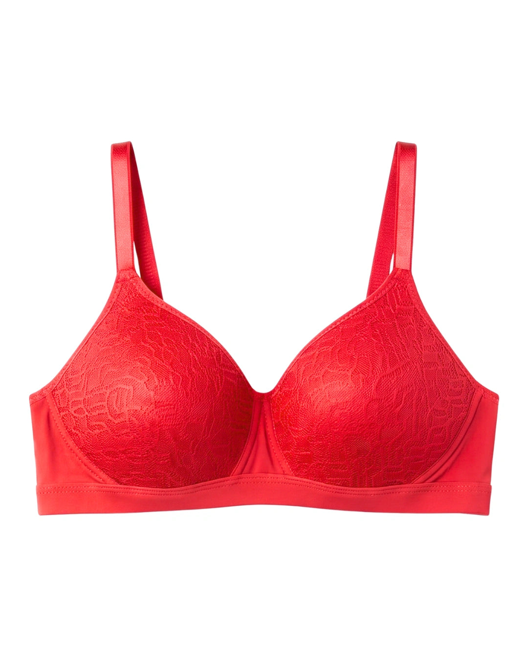 Light Padded Non-Wired T-Shirt Bra - Elysia - Red