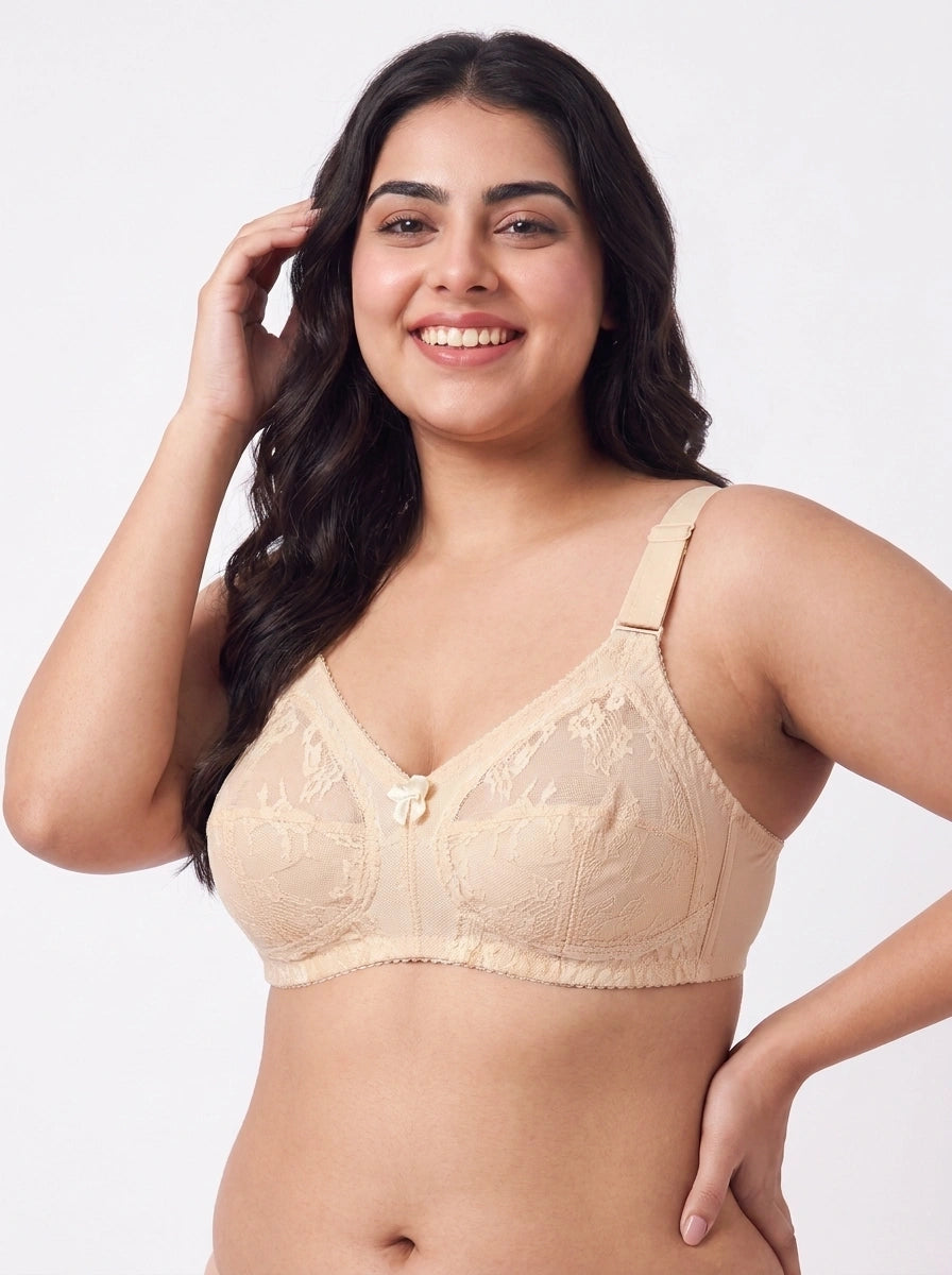 Firm Fit - Non Padded Non Wired Cotton Bra Skin