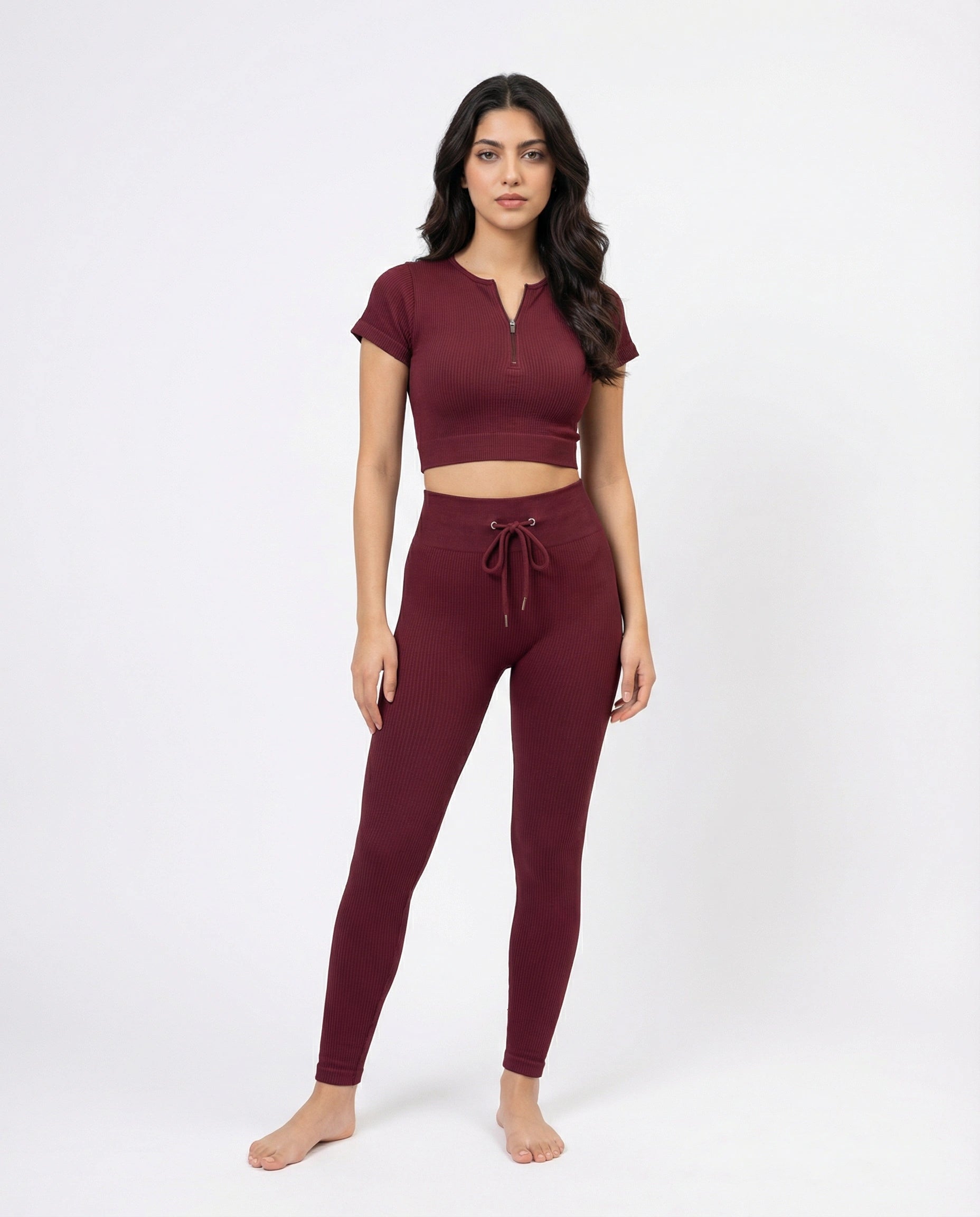 Activewear Set - Zen Fit - Maroon