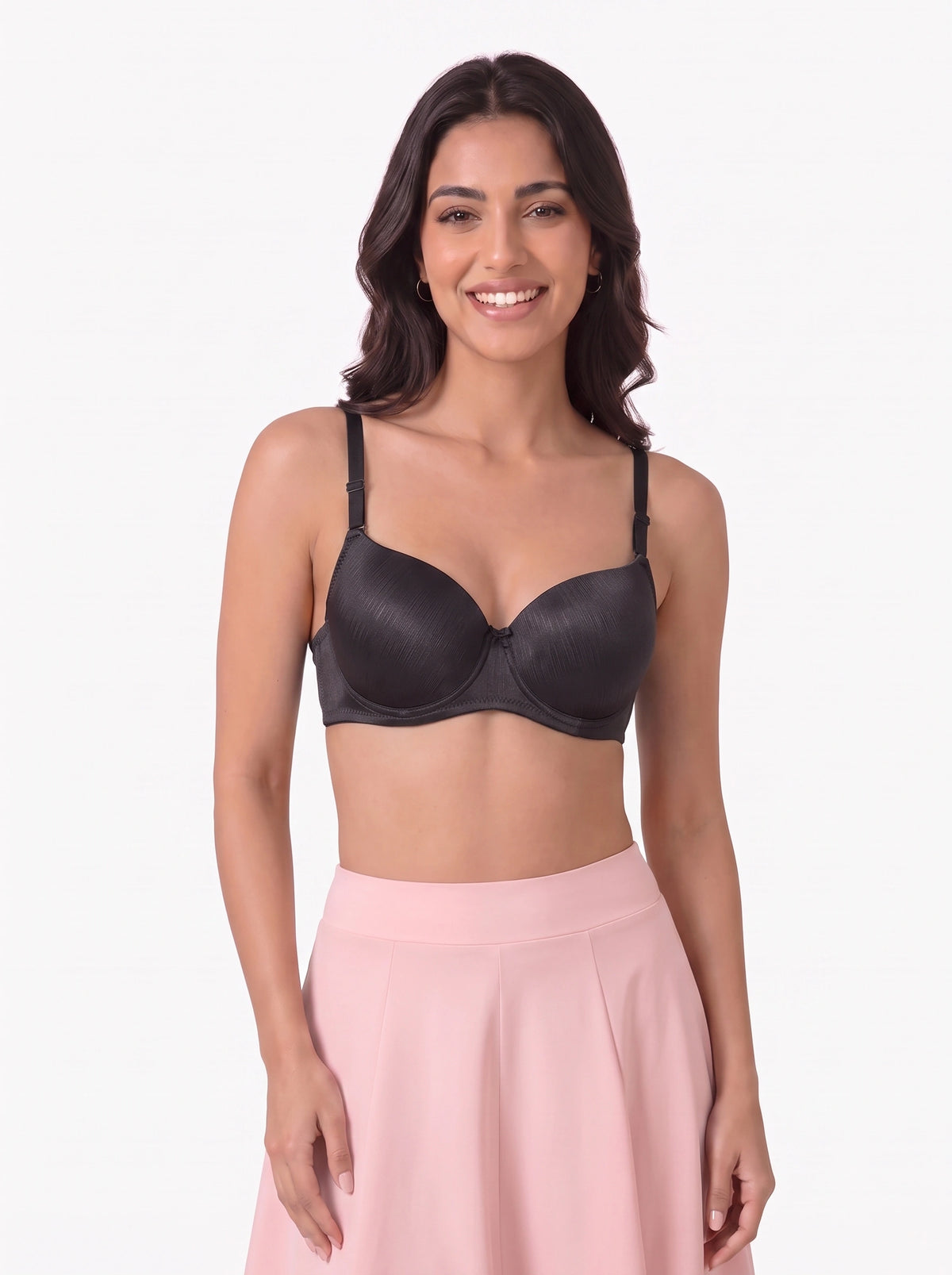 Padded Push-up Bra - Glowe - Black
