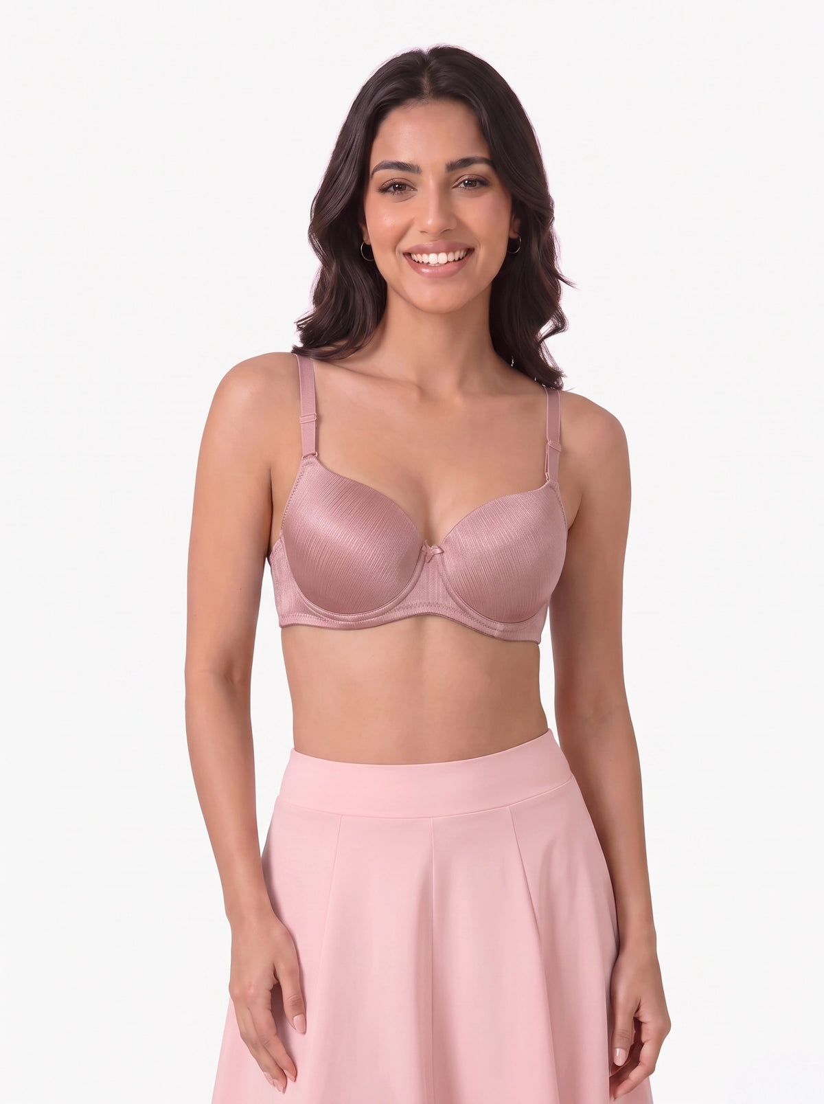 Padded Push-up Bra - Glowe - Brown