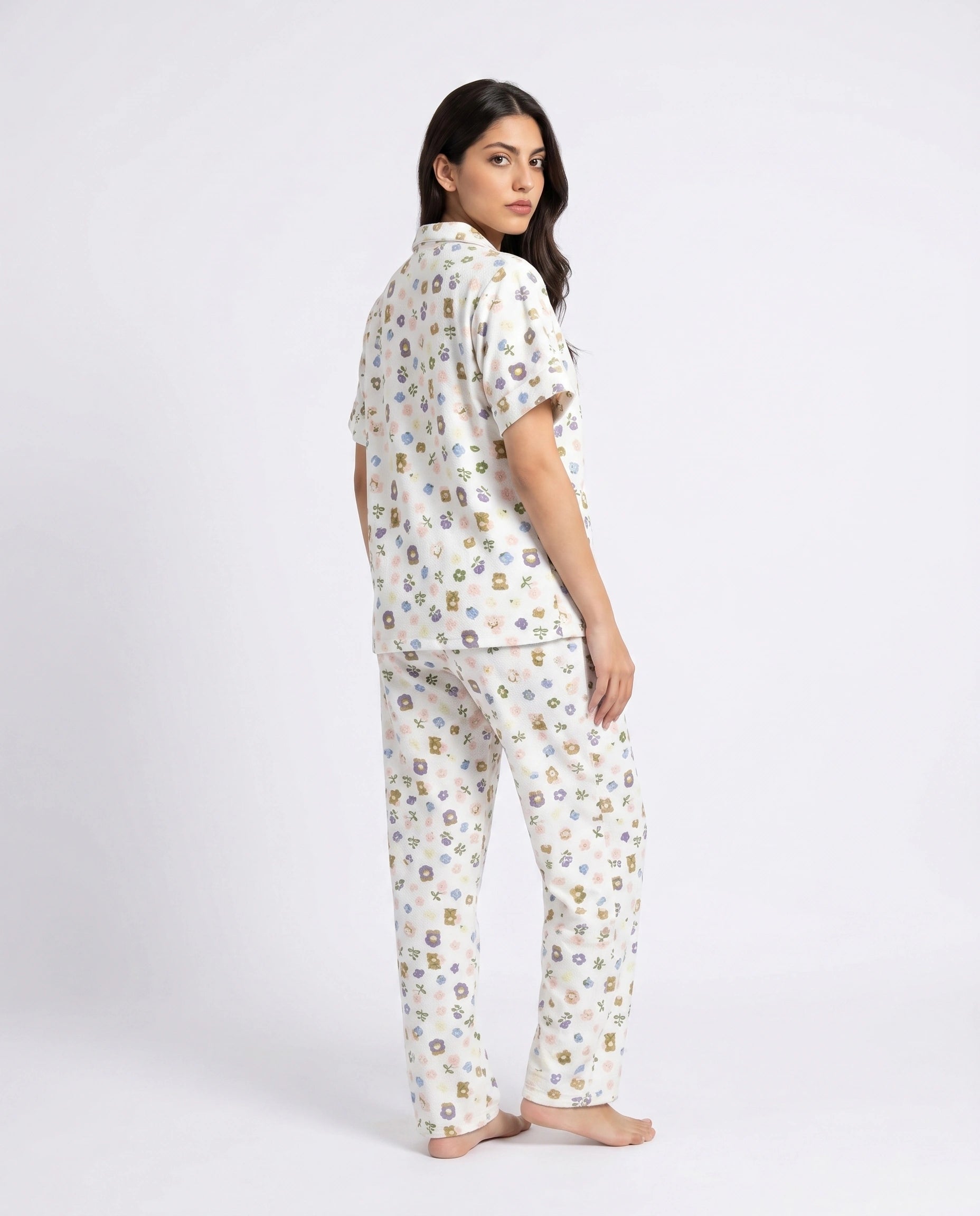 Summer Crinkled Pajama Suit - Pastel Ease