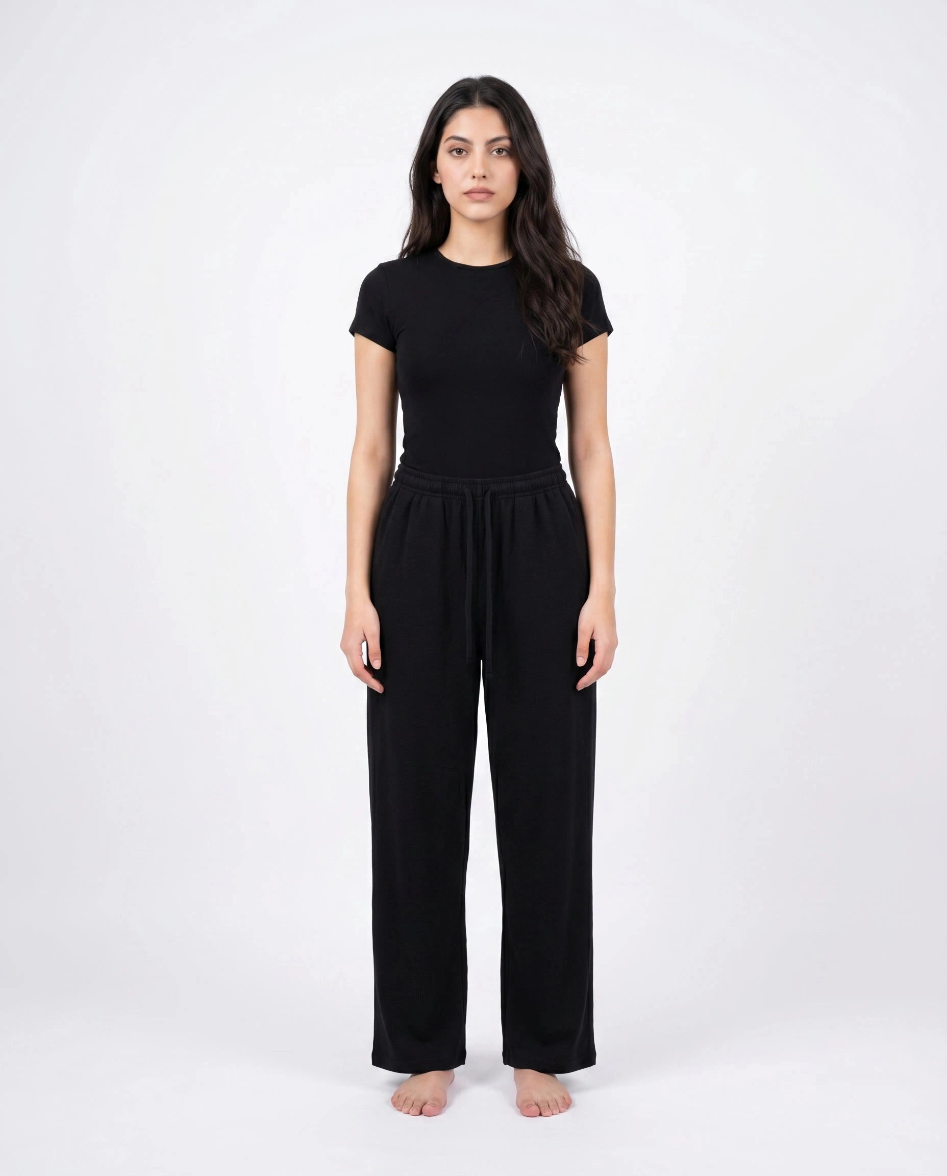 Pack of 2 Trousers - Comfy Sleep - Black & Purple