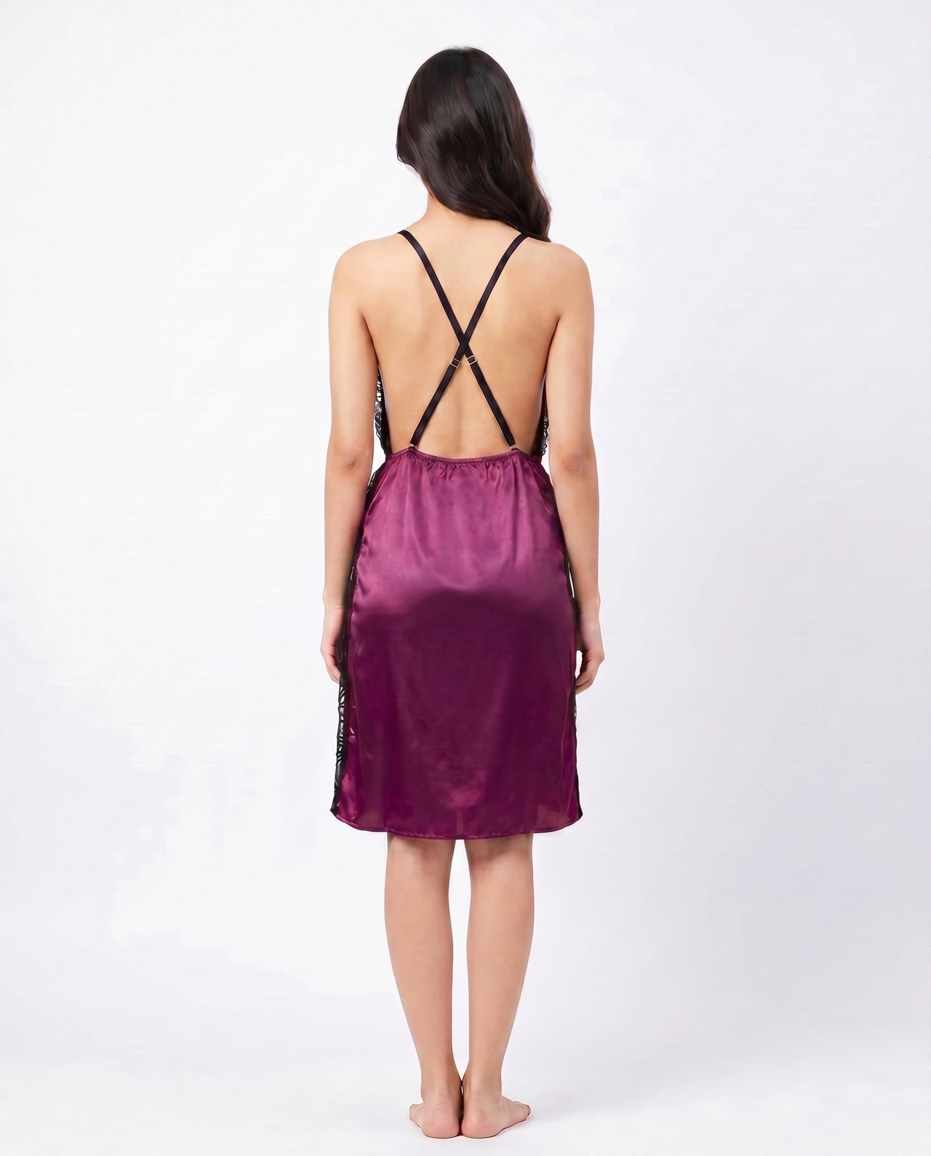 Babydoll Lingerie  - Calista - Purple