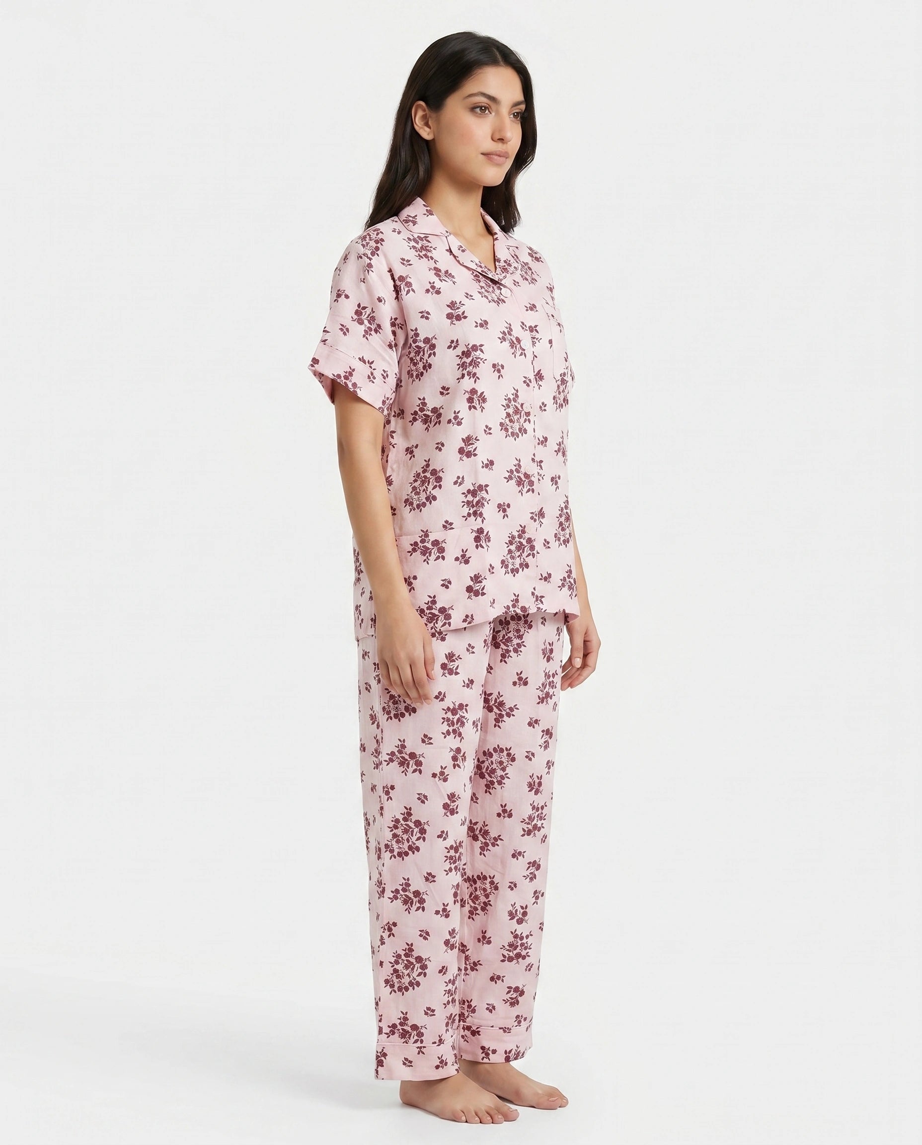 Linen Pajama Suit - Rosina