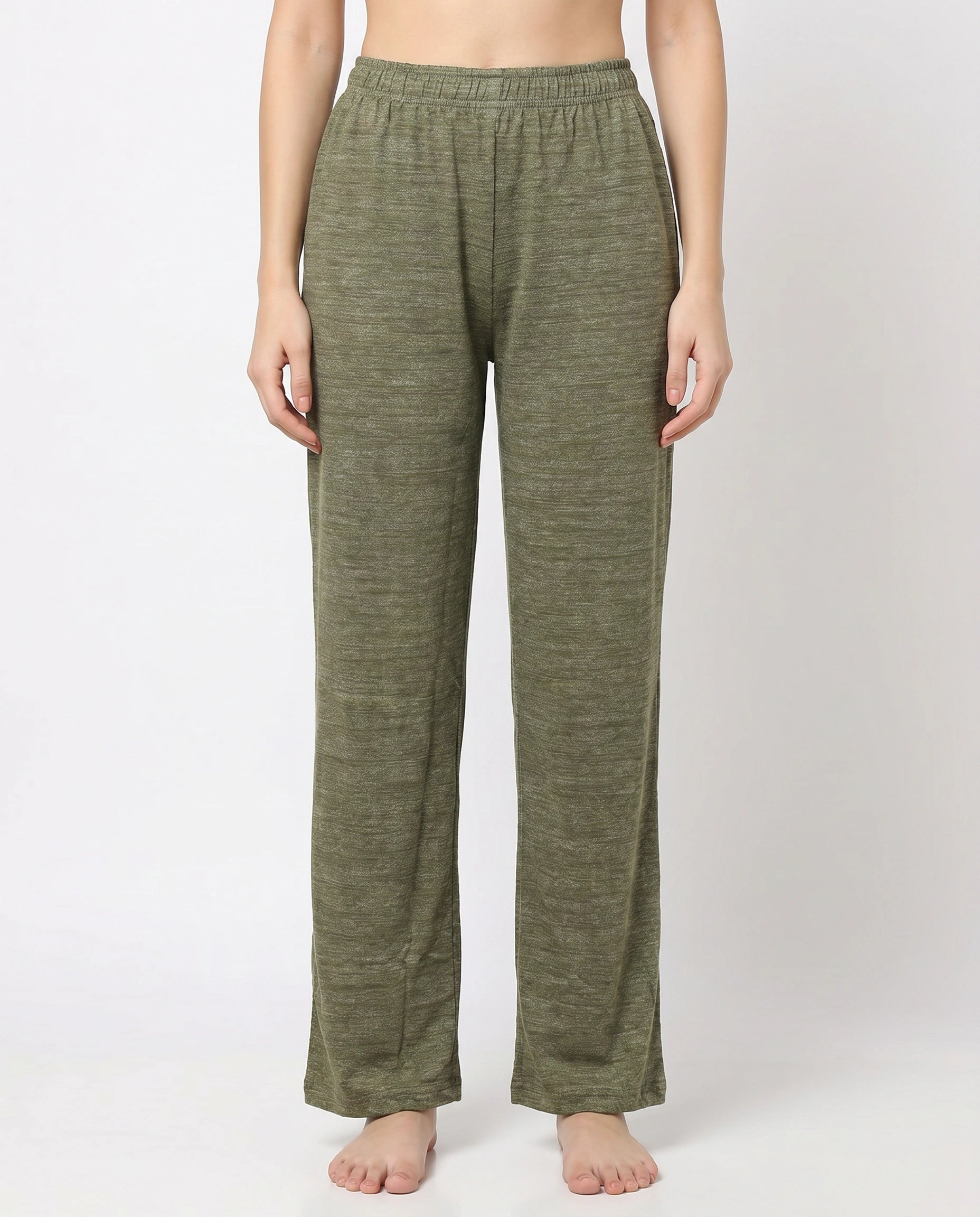 Soft Ease - Cotton Relax Trouser - Green