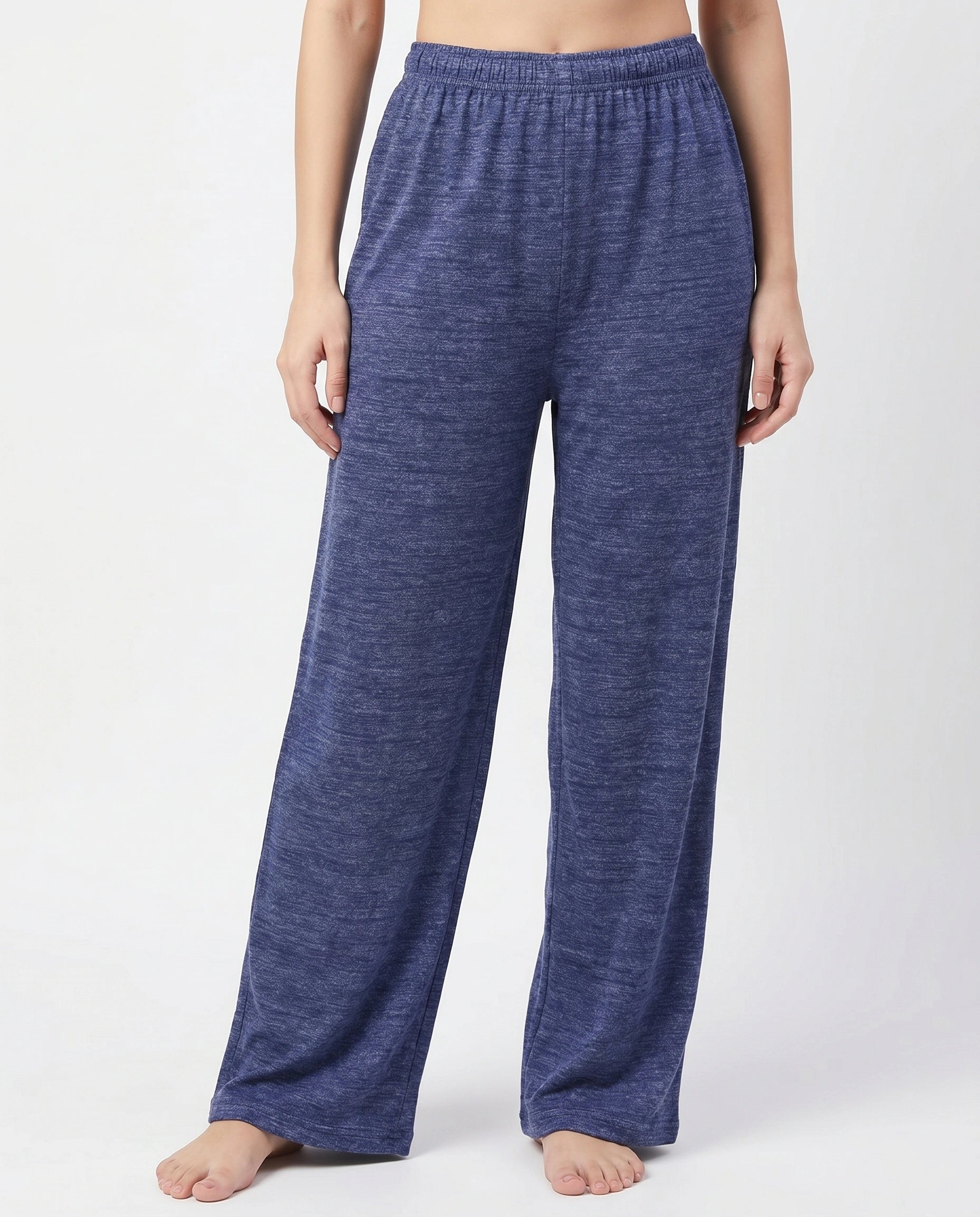 Soft Ease - Cotton Relax Trouser - Blue