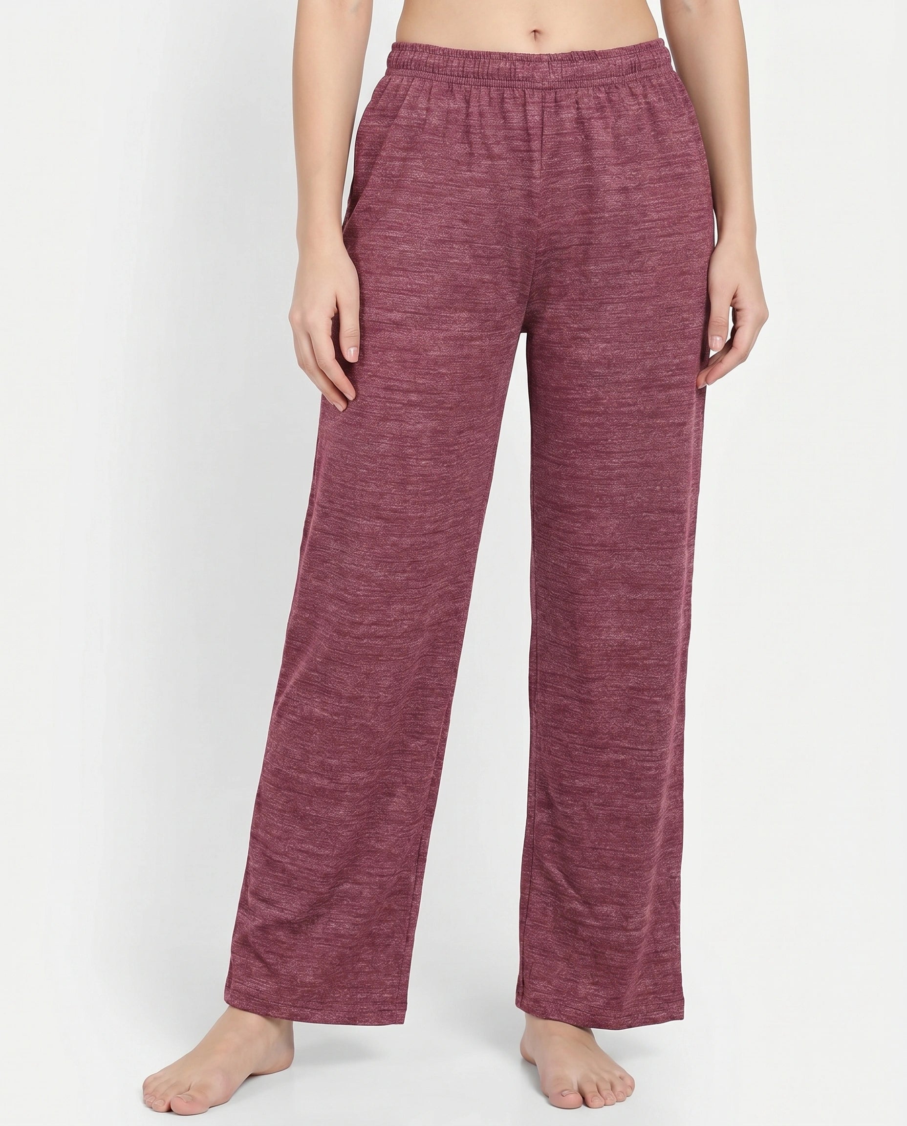 Soft Ease - Cotton Relax Trouser - Maroon