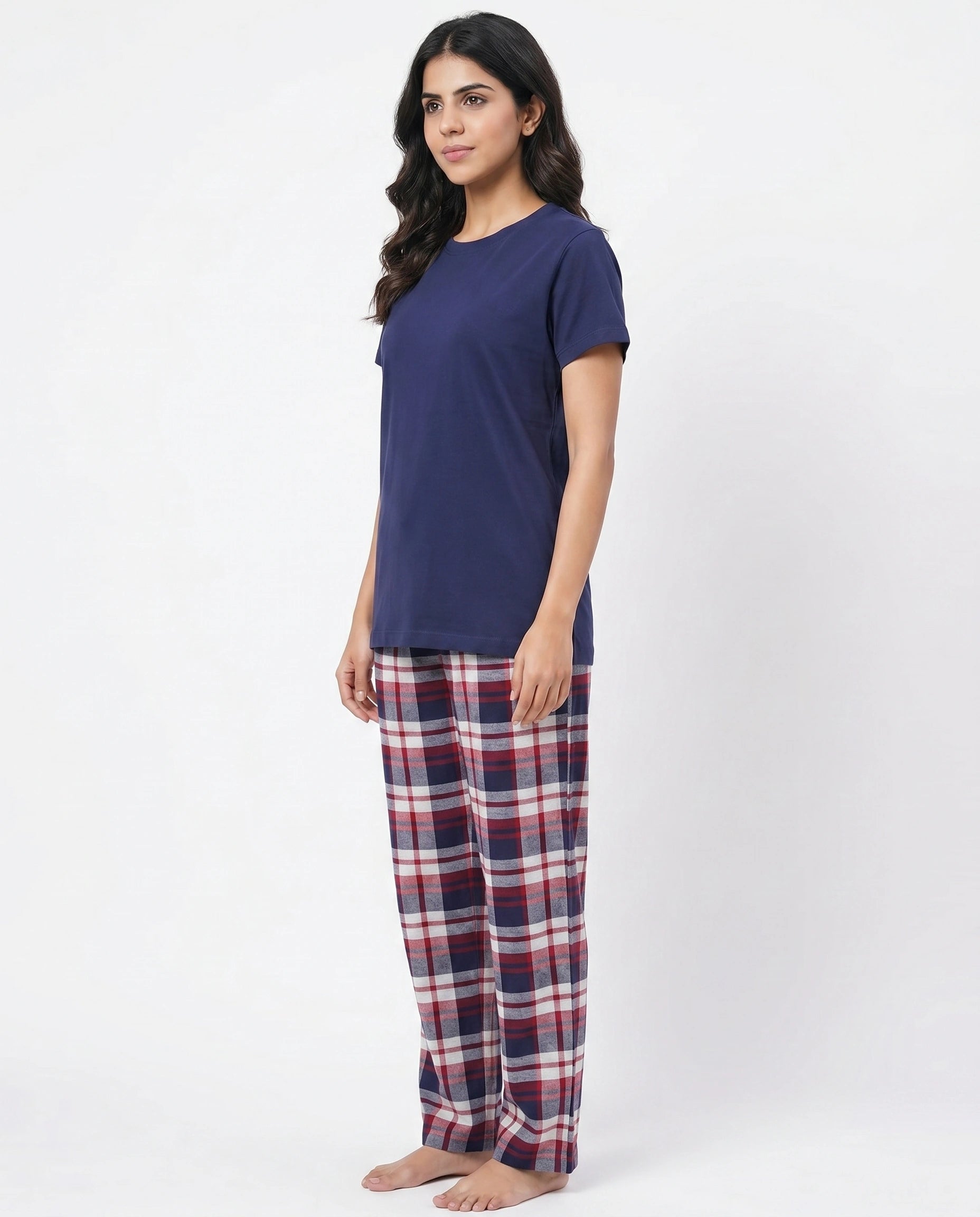 Cotton PJ Set - Noctra Check