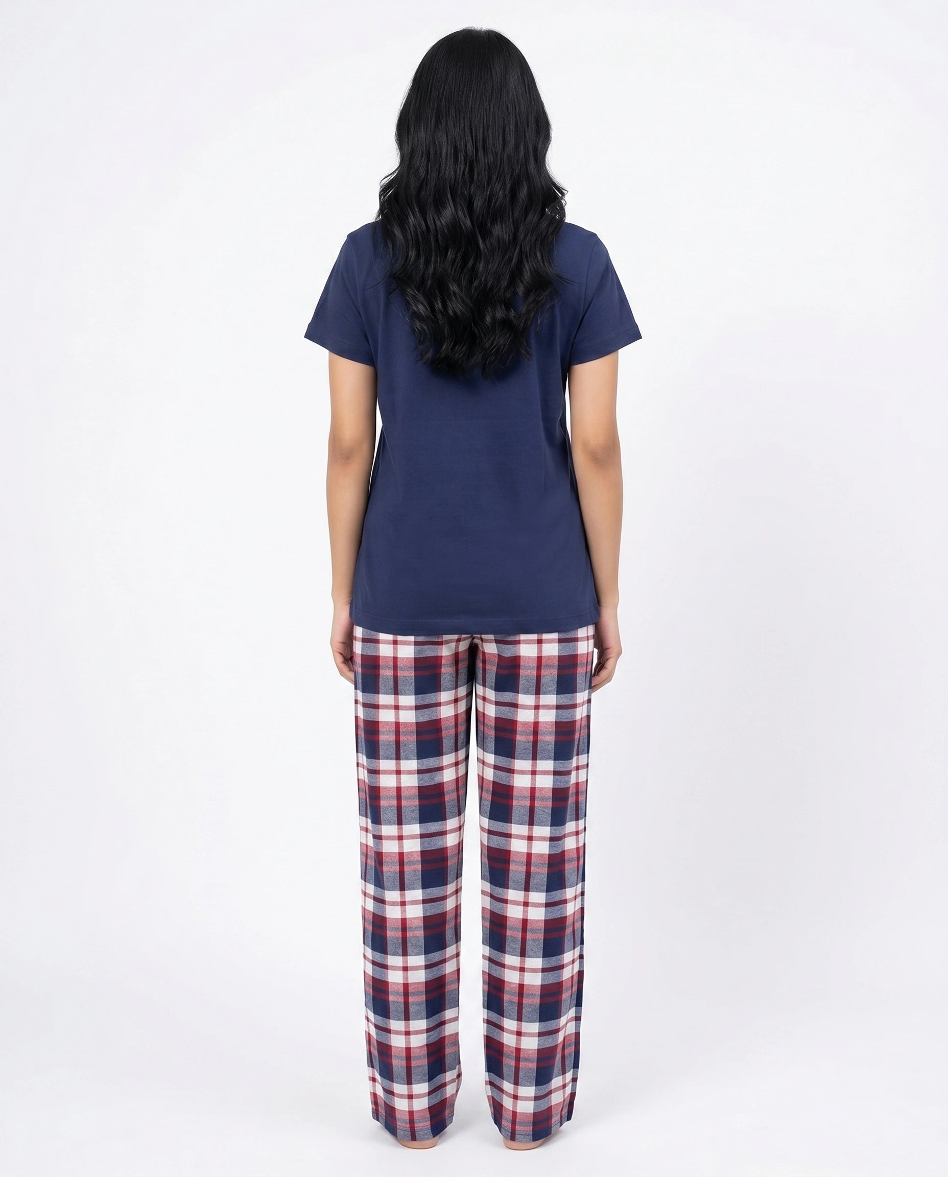 Cotton PJ Set - Noctra Check
