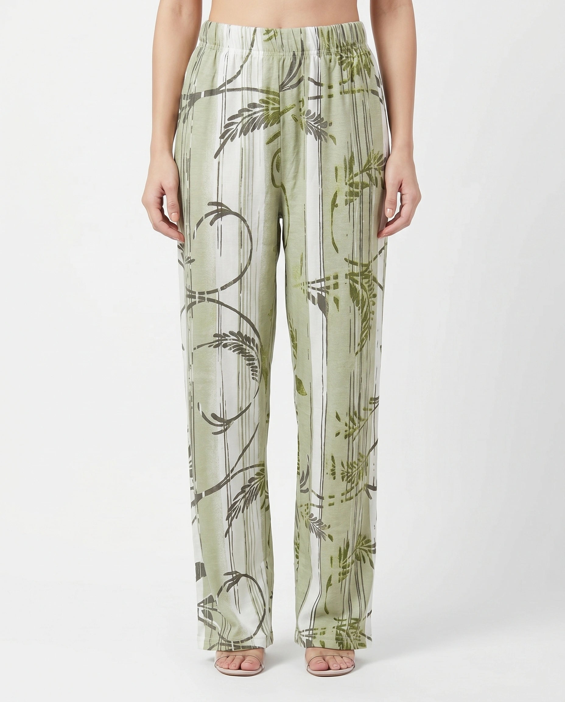 Cotton Trouser - Olivena