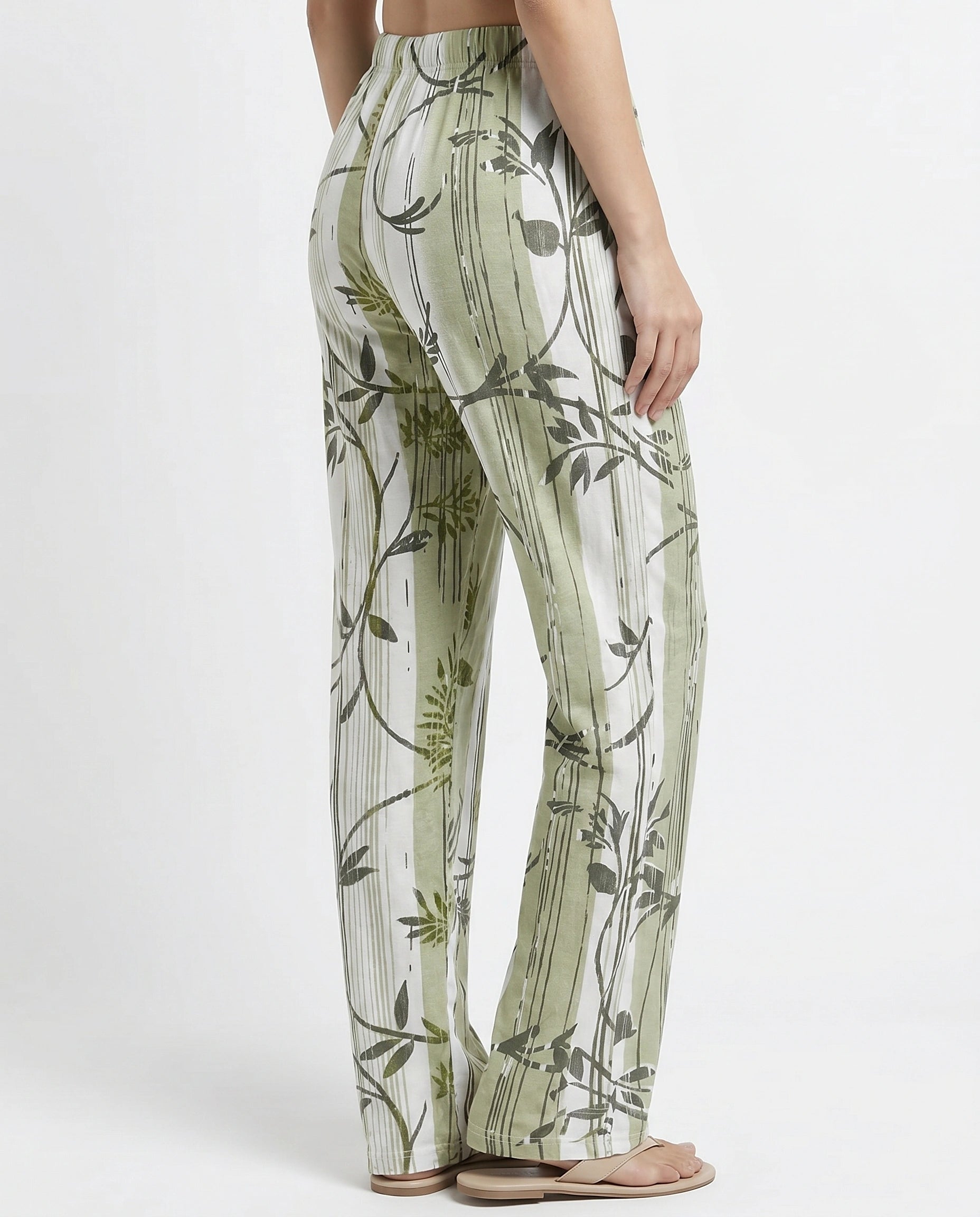 Cotton Trouser - Olivena