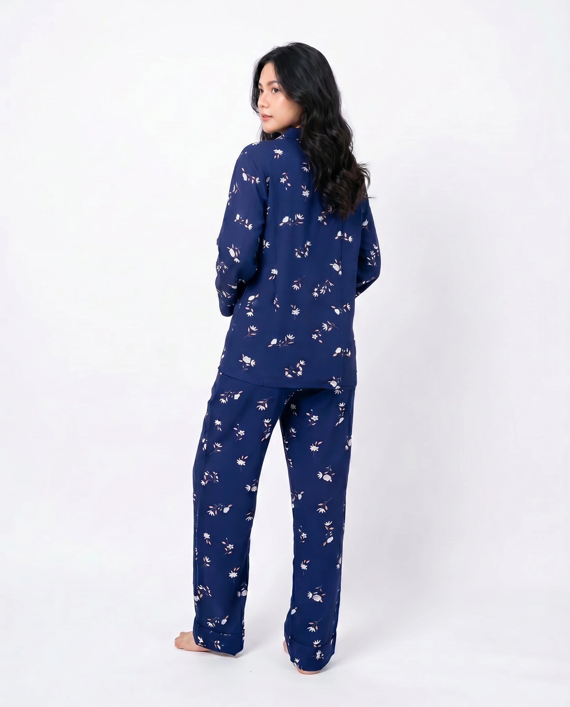 Linen Pajama Suit - Botanica