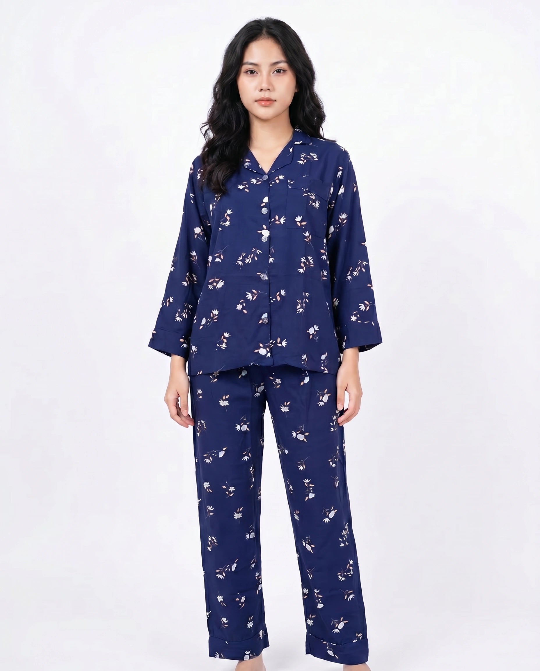 Linen Pajama Suit - Botanica