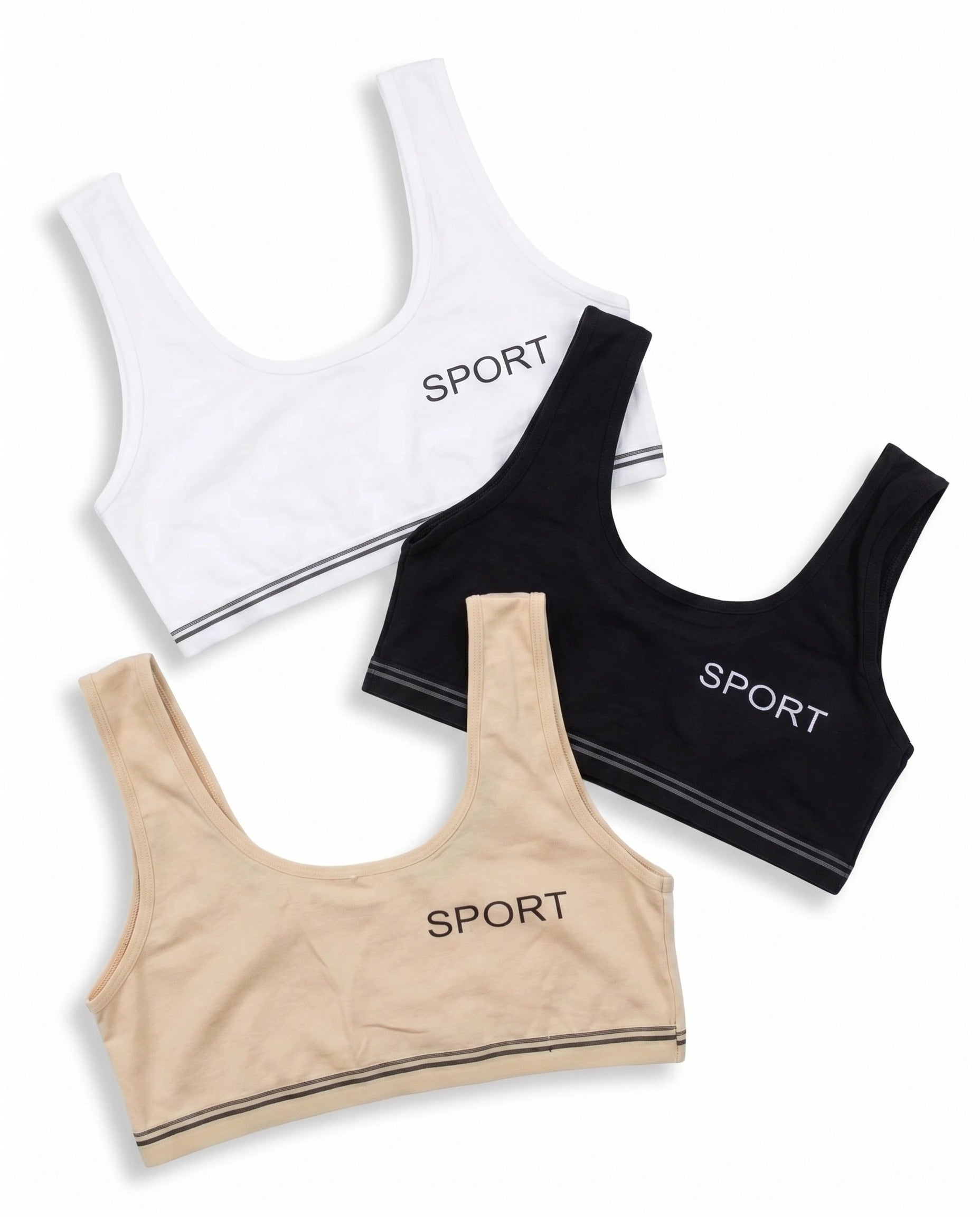 Pack Of 3 Teenage Bra - Sportica