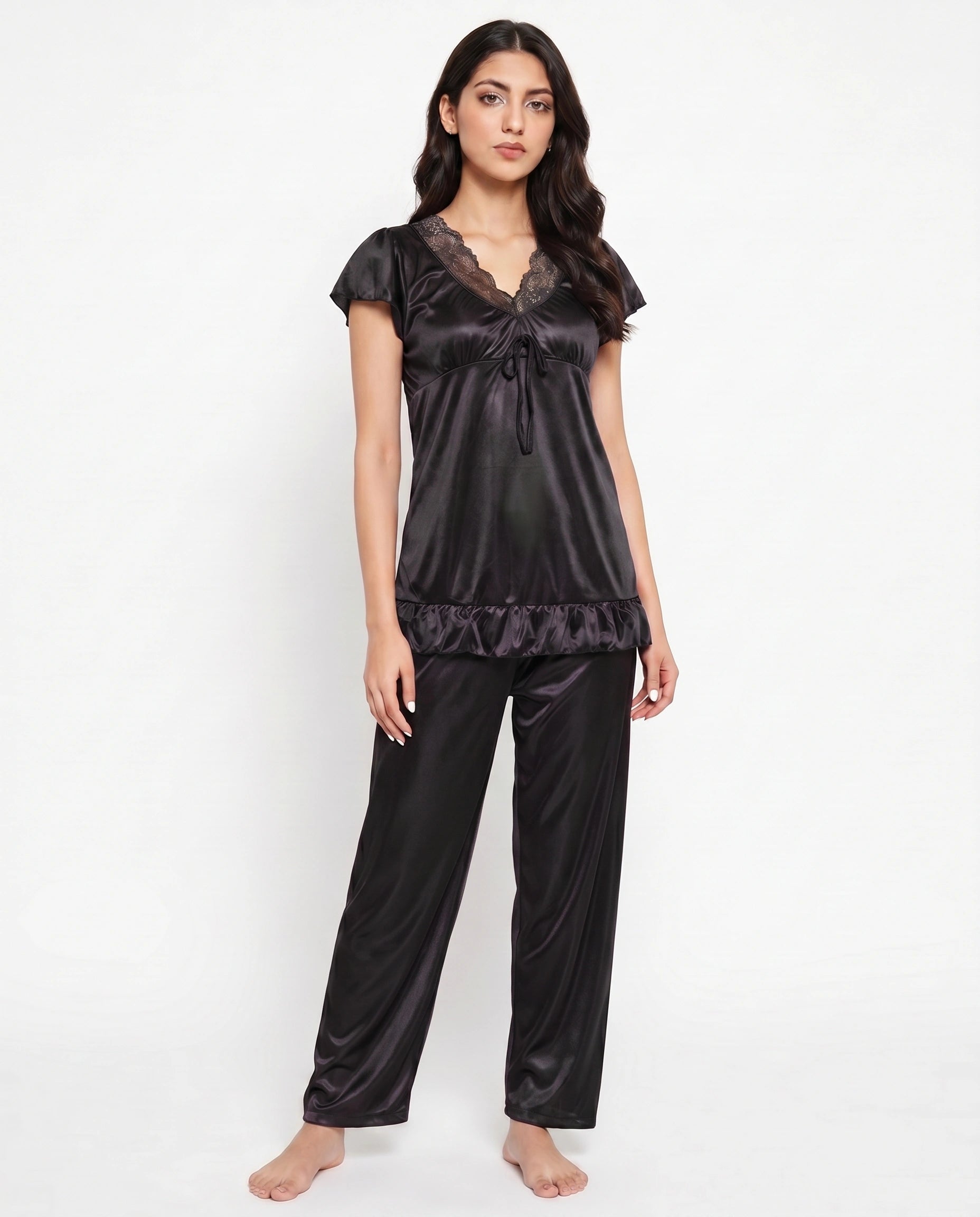 Two Hearts 100% Silk Pajama Suit