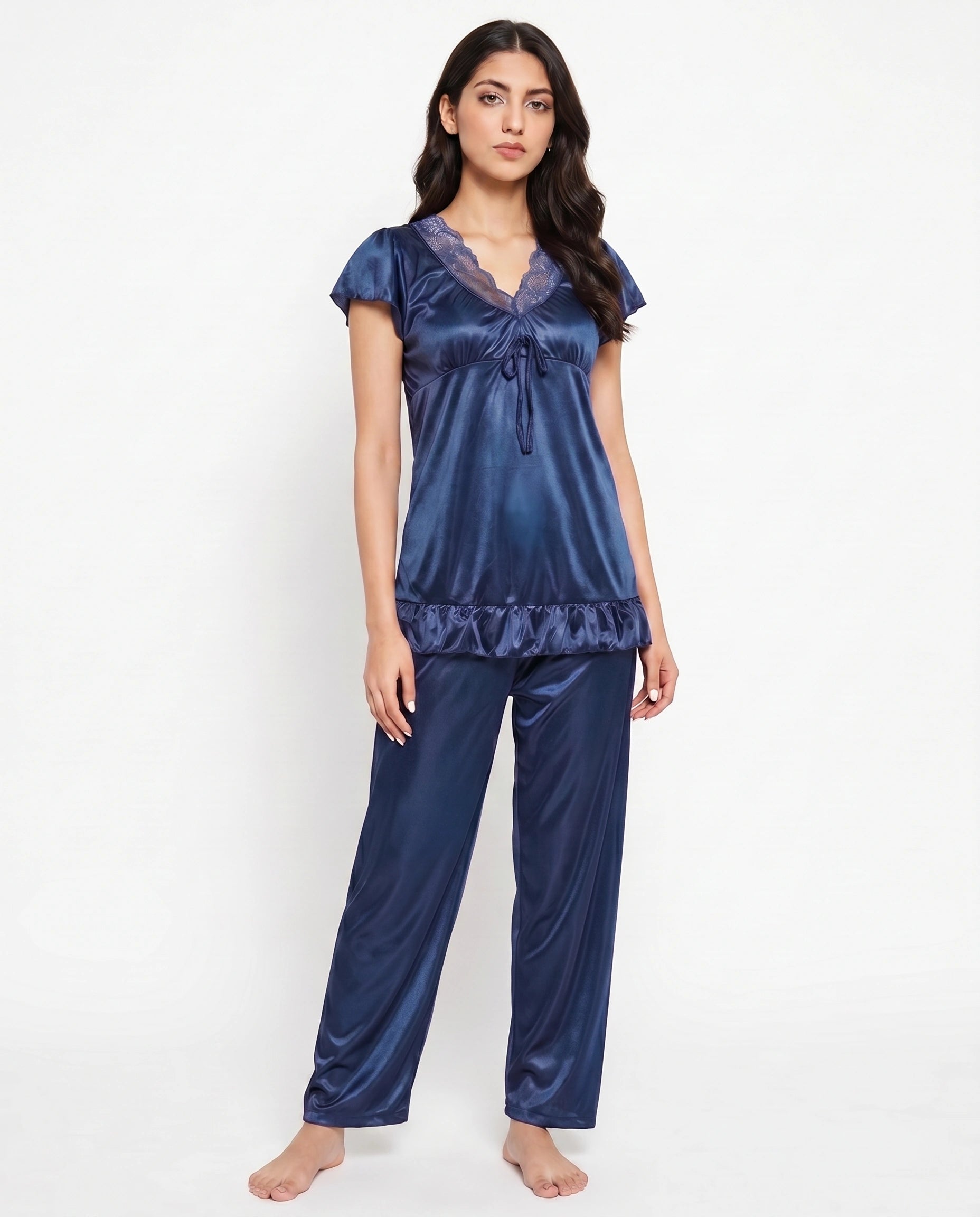 Two Hearts 100% Silk Pajama Suit