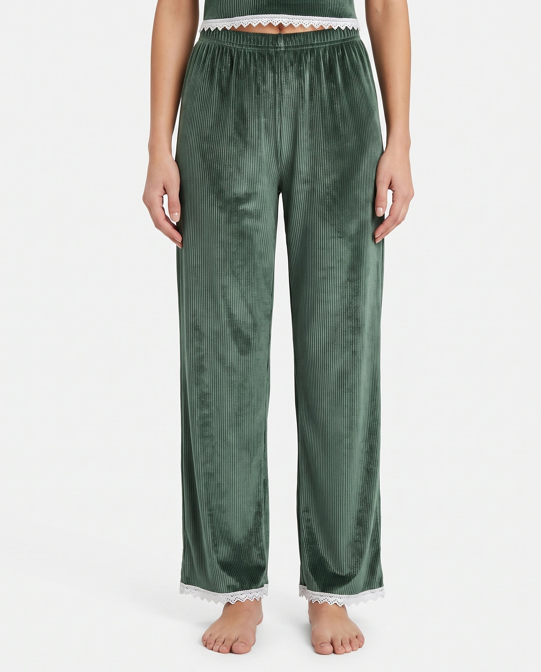 Textured Velvet Trouser - Classic Lounge