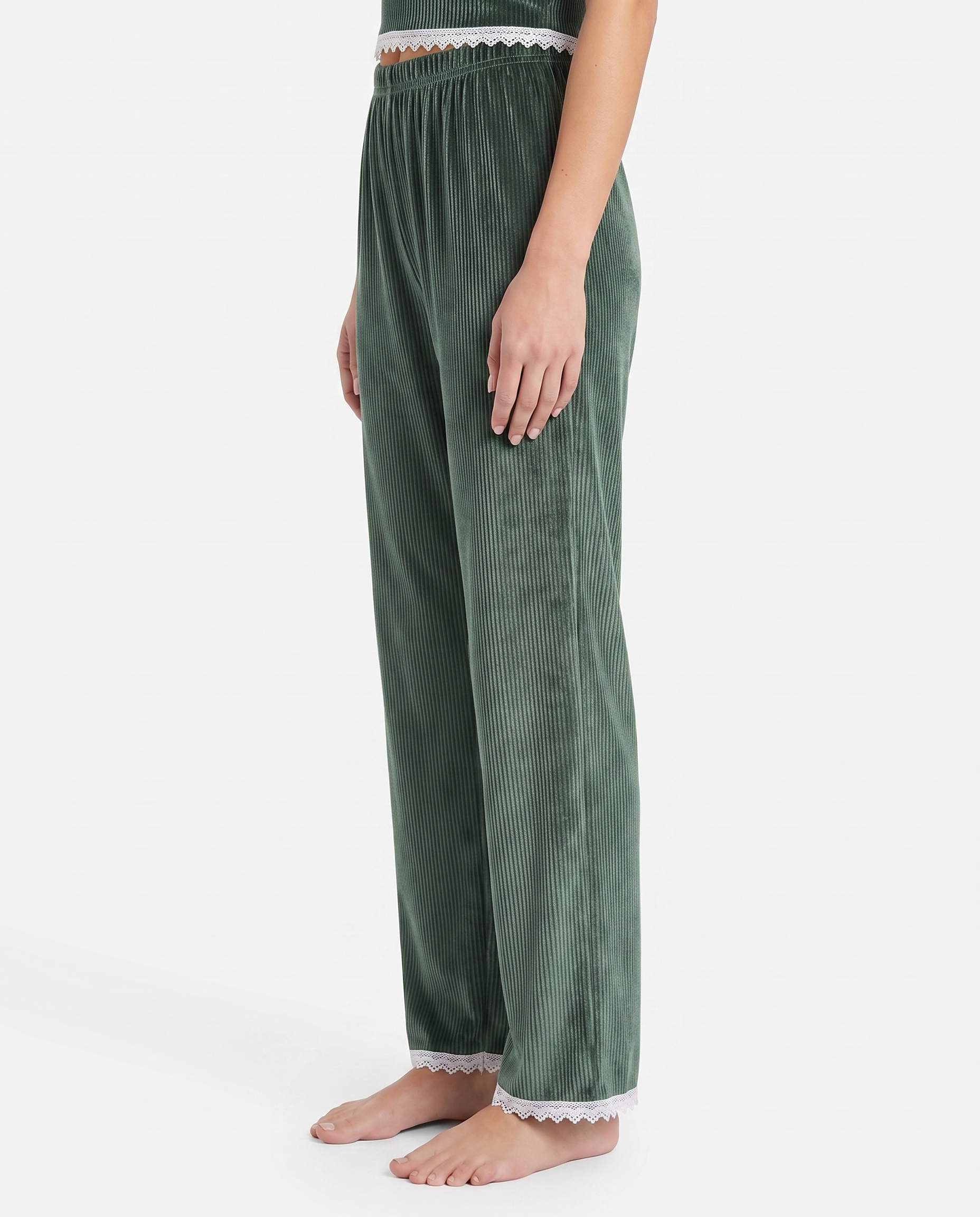 Textured Velvet Trouser - Classic Lounge
