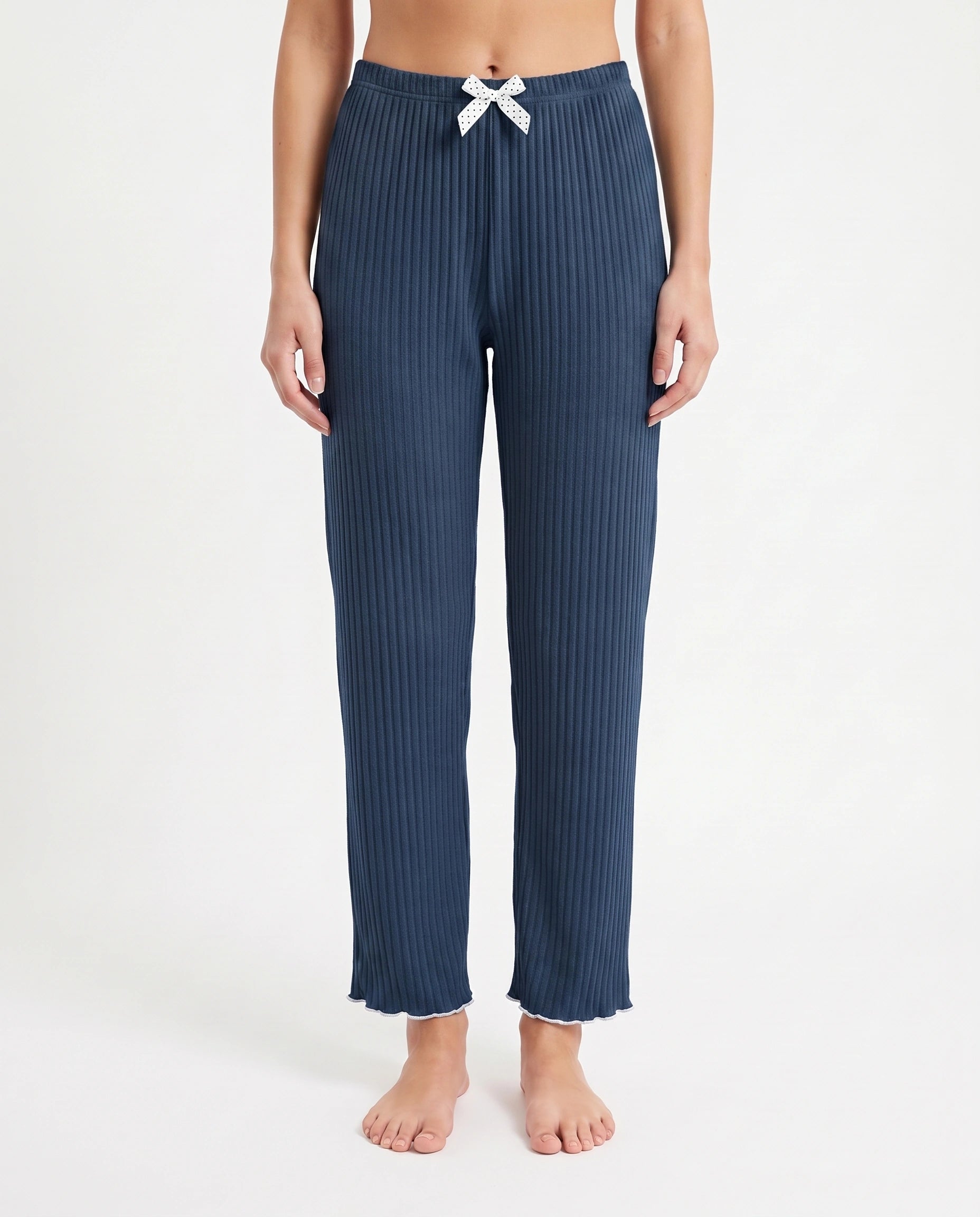 Cotton Trouser- Midnight Comfort - Blue
