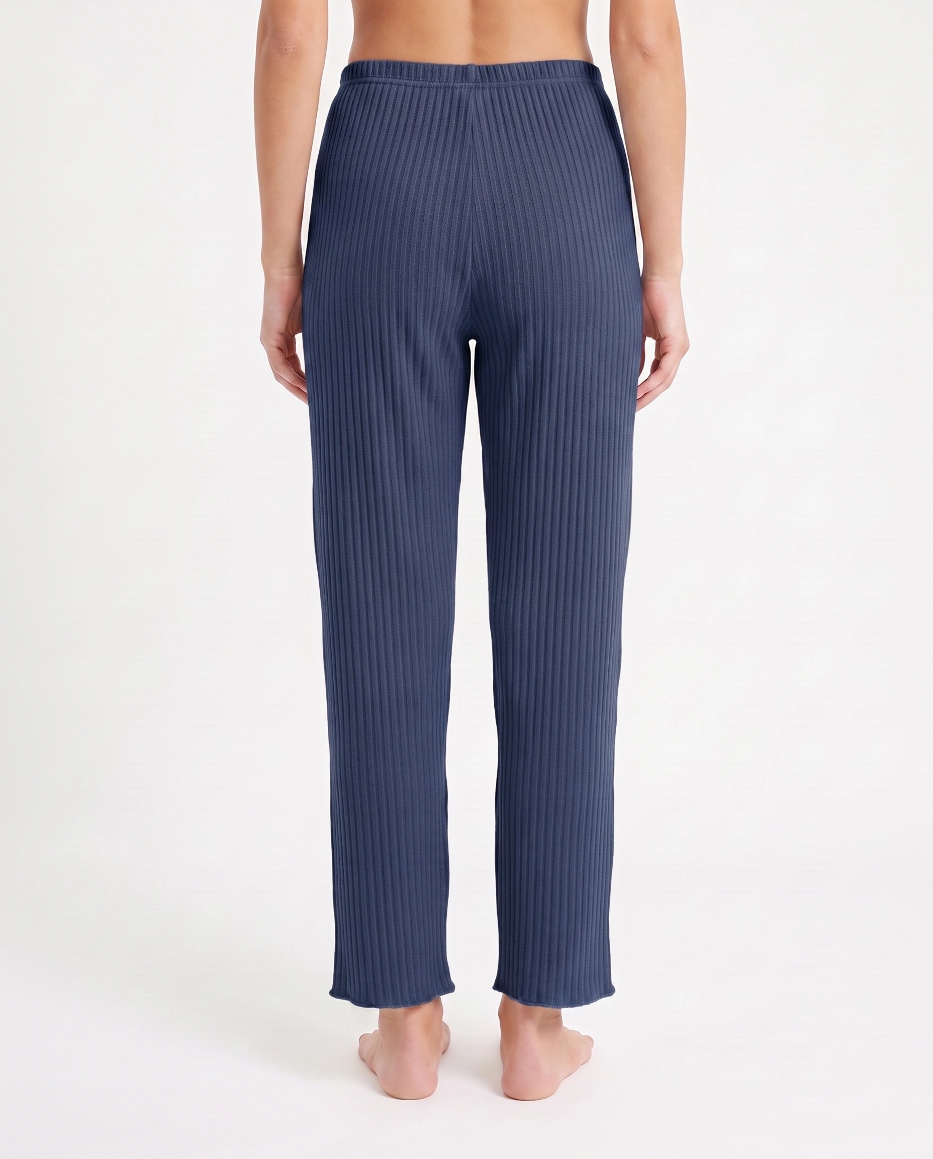 Cotton Trouser- Midnight Comfort - Blue