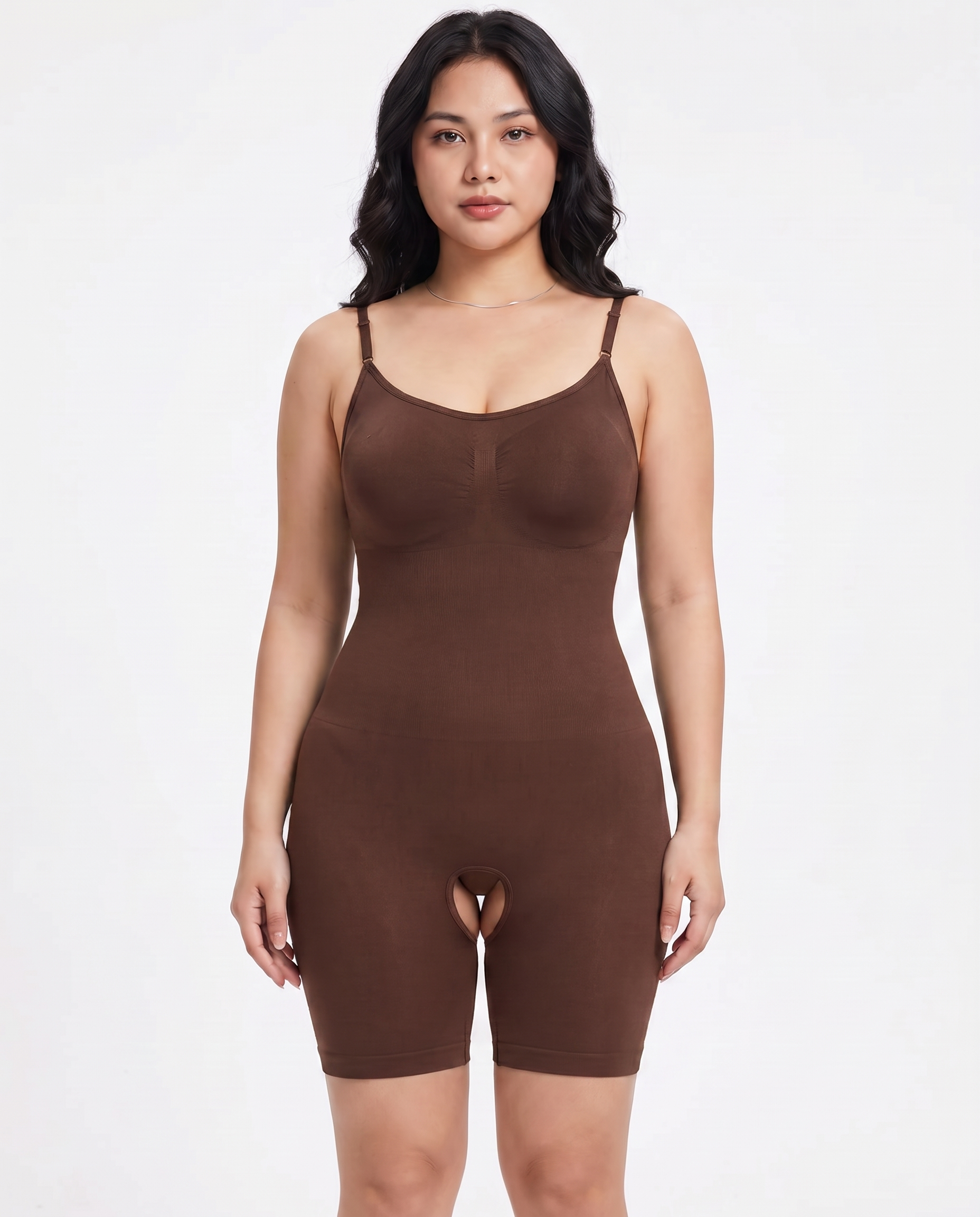 Full Body Shaper - Flex Shape - Brown