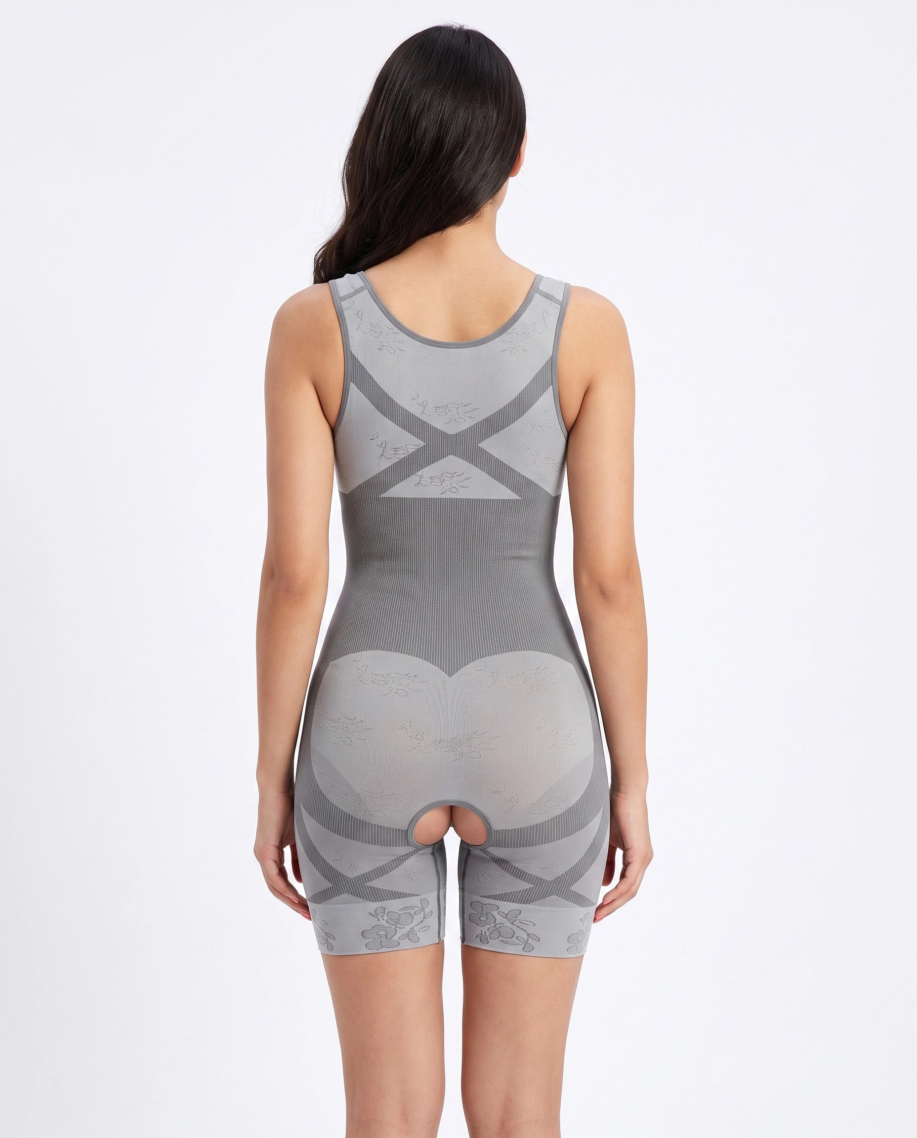 Spanx Full Body Corset Crotch Buckle Body Shaper