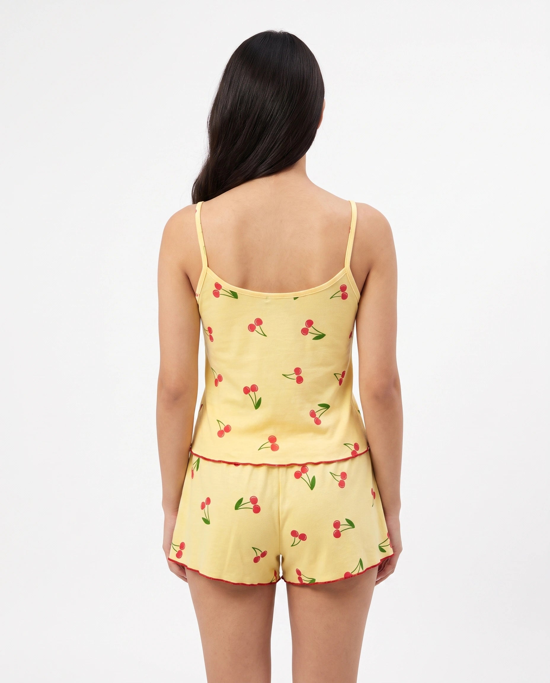 Cami Set - Cherry Breeze - Yellow