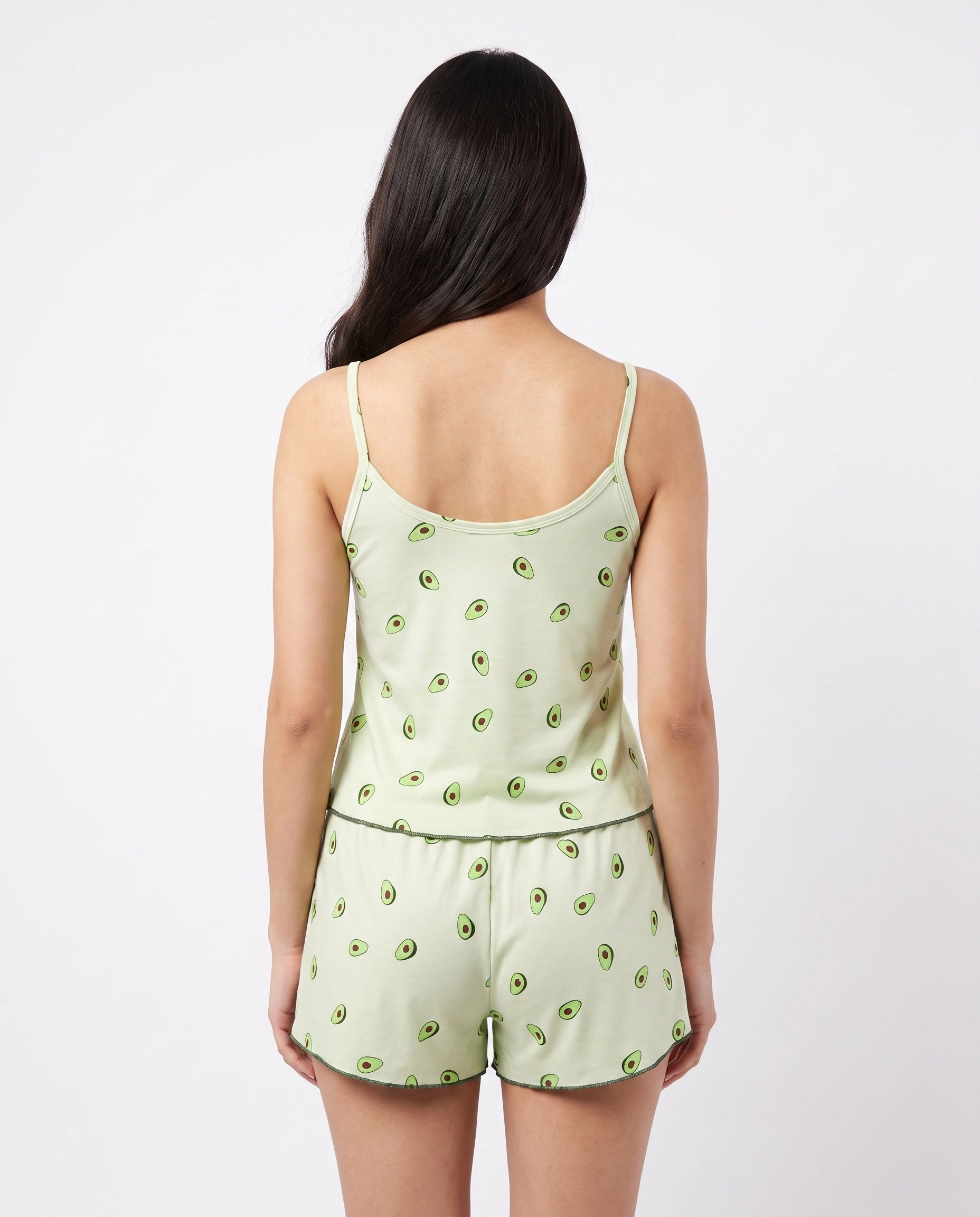 Cotton Cami Set - Avocado