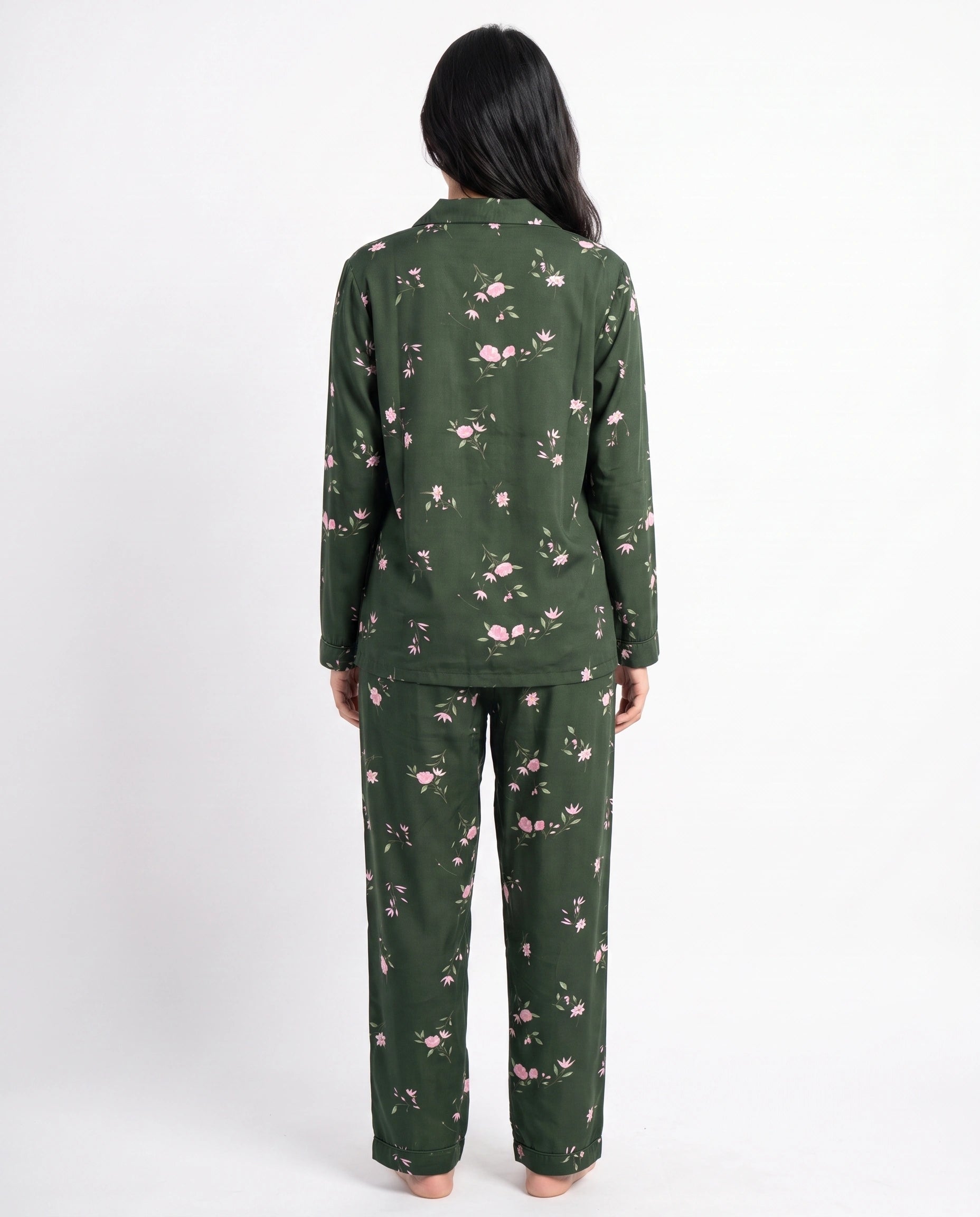 Linen Pajama Suit - Botanica