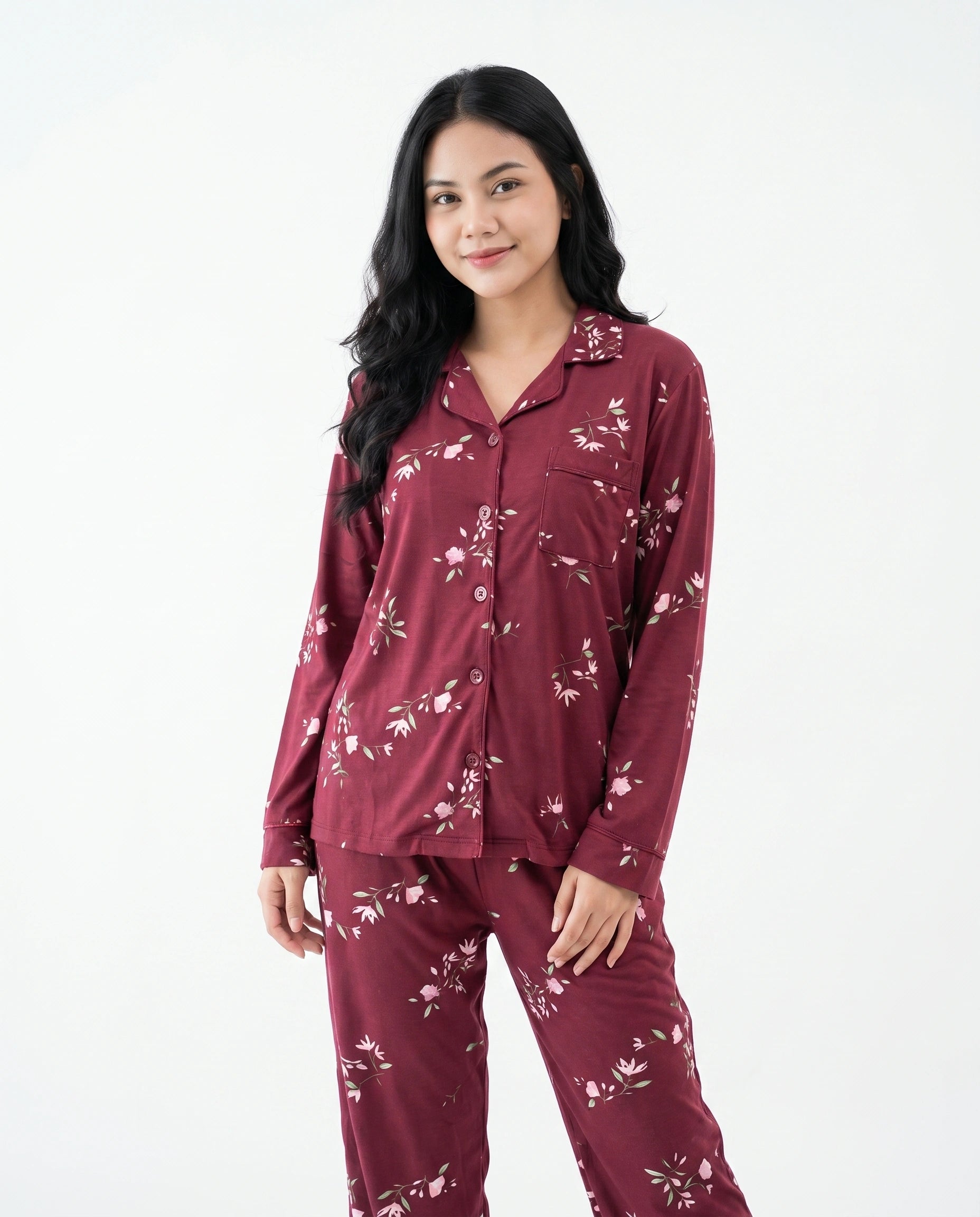 Linen Pajama Suit - Botanica