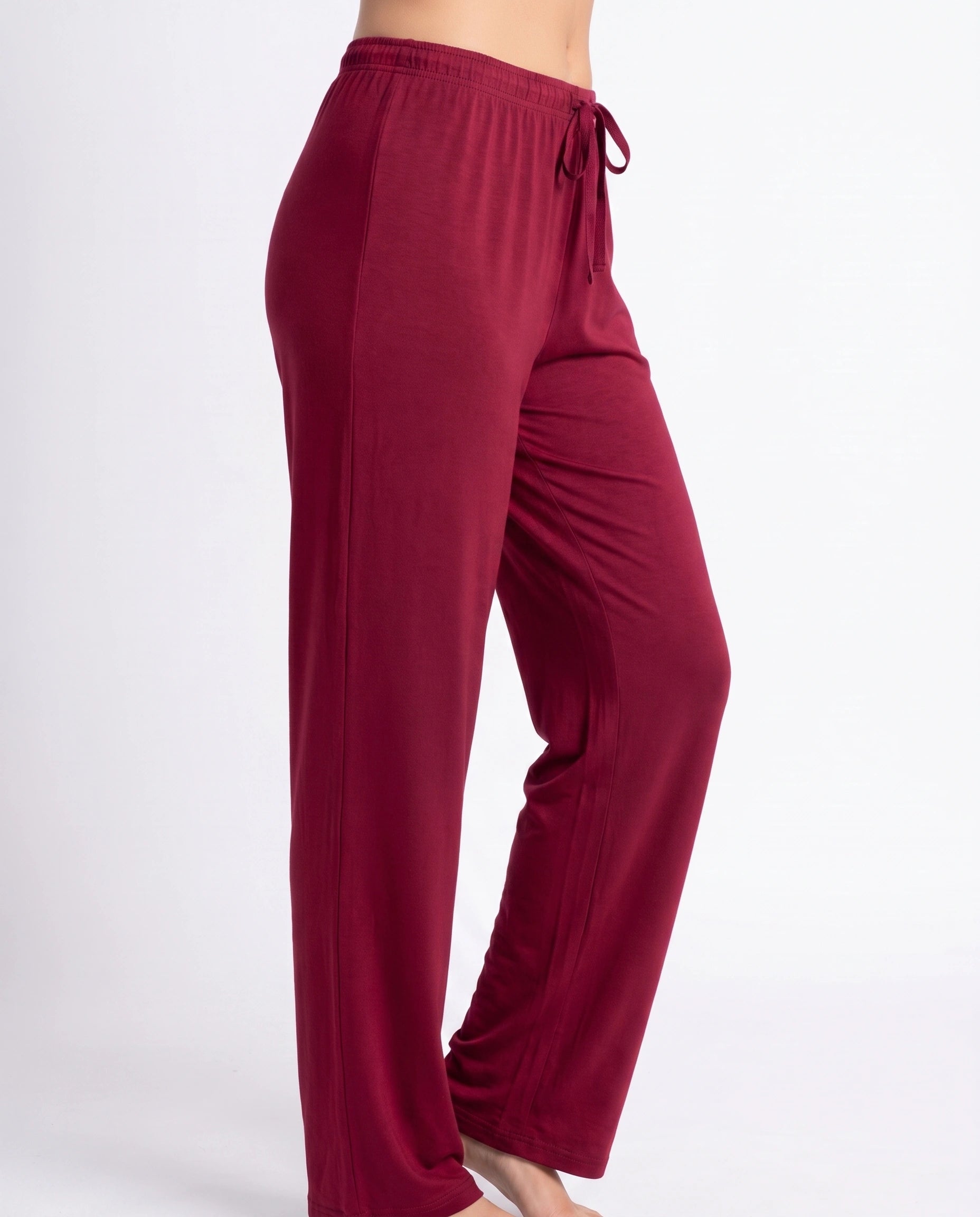 Pack of 2 Trousers - Comfy Sleep - Black & Maroon