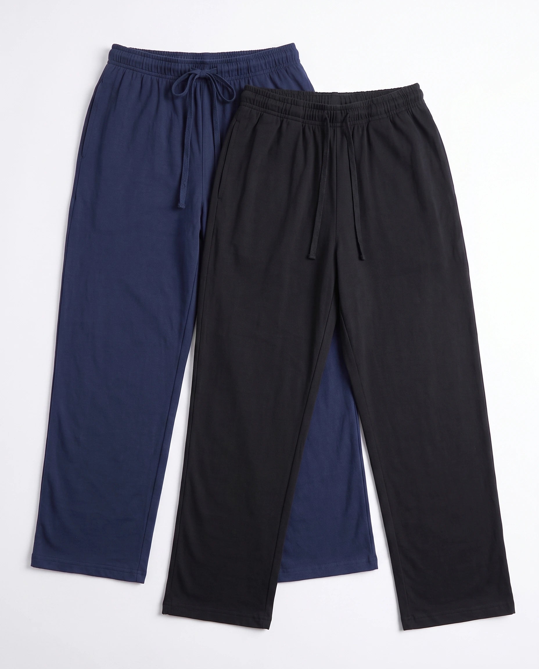 Pack of 2 Trousers - Comfy Sleep - Black & Blue