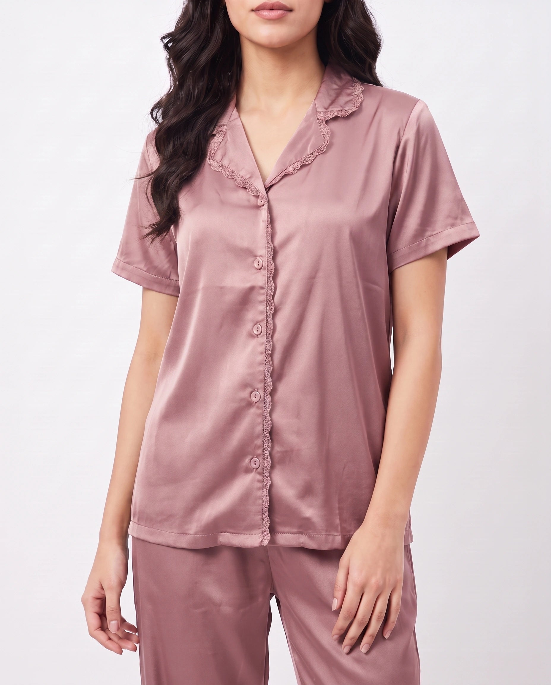 Silk PJ Set - Rosia - Champagne