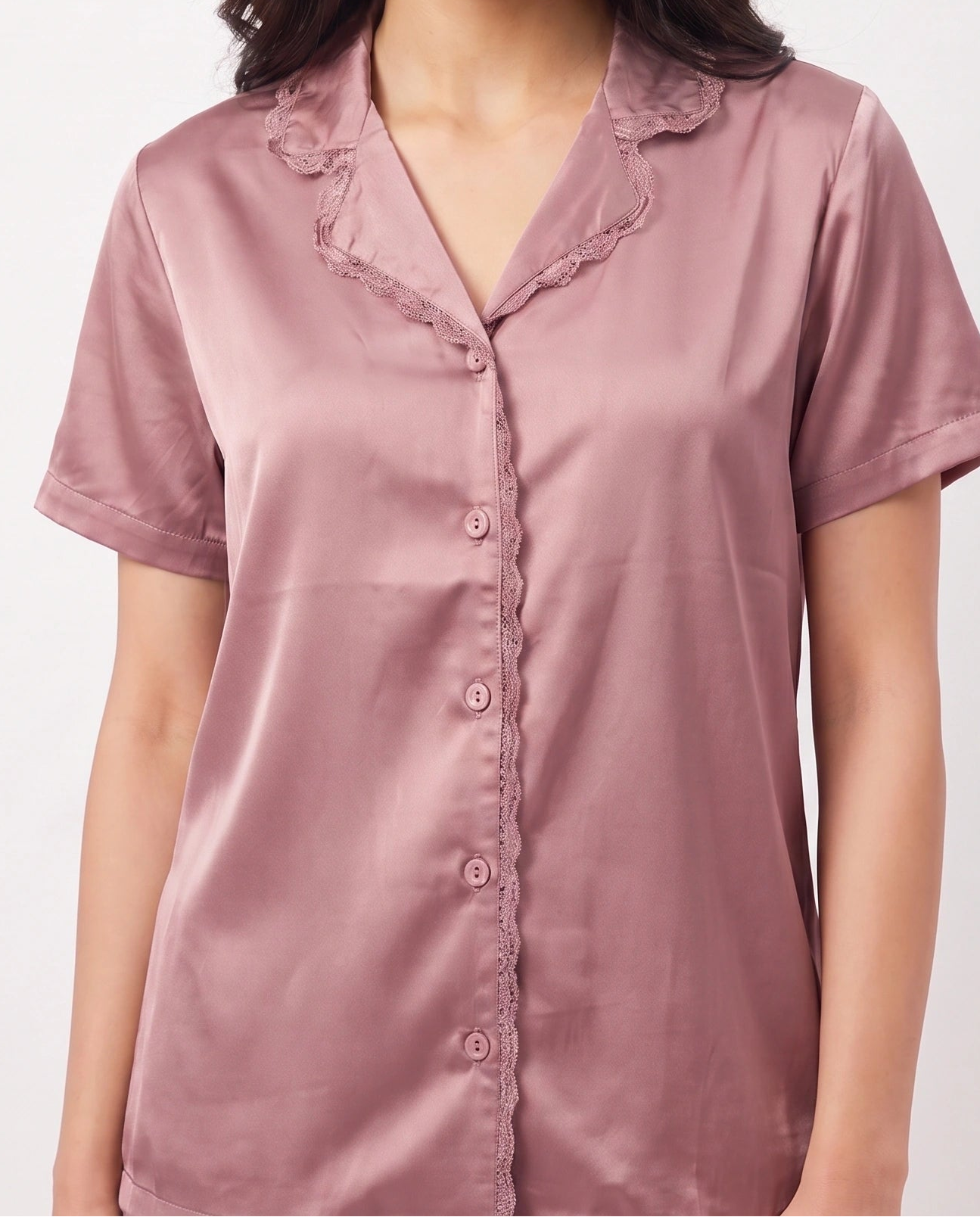 Silk PJ Set - Rosia - Champagne