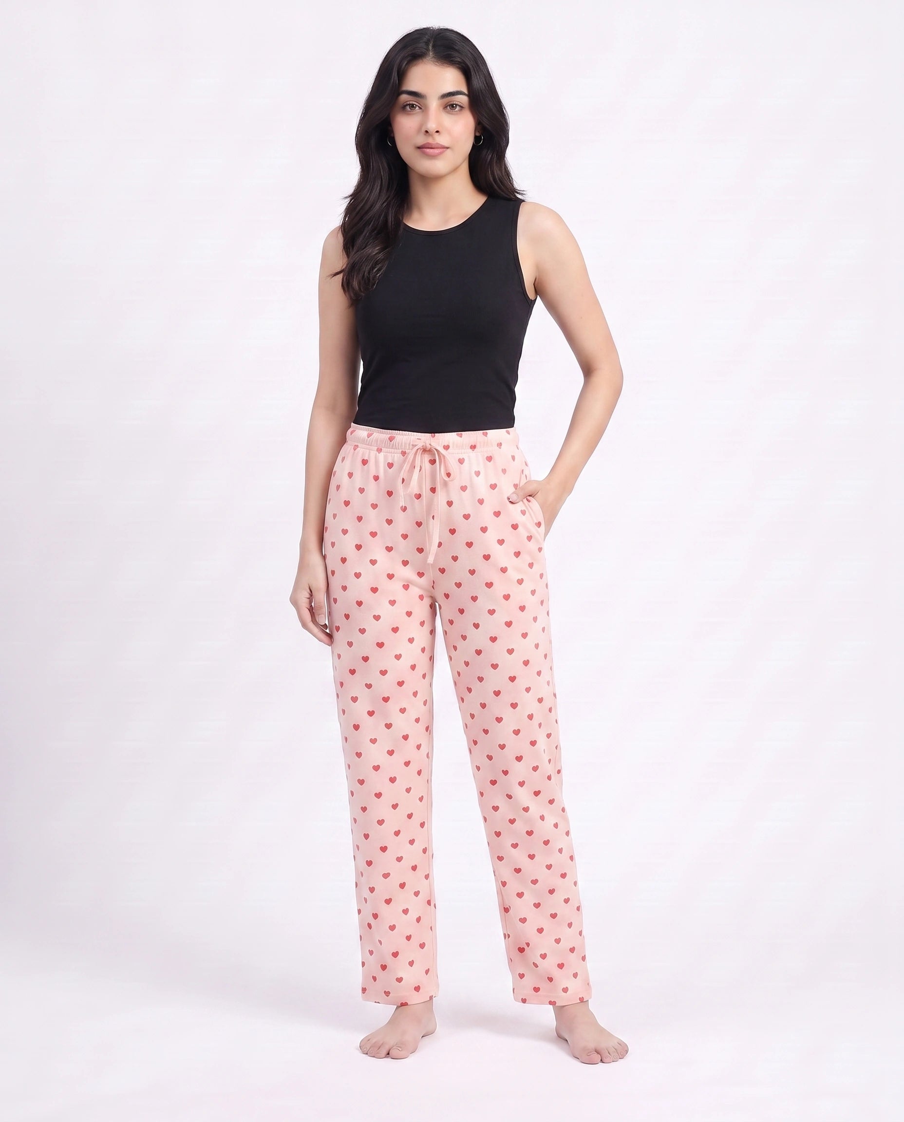 Cotton Trouser - Pink Love