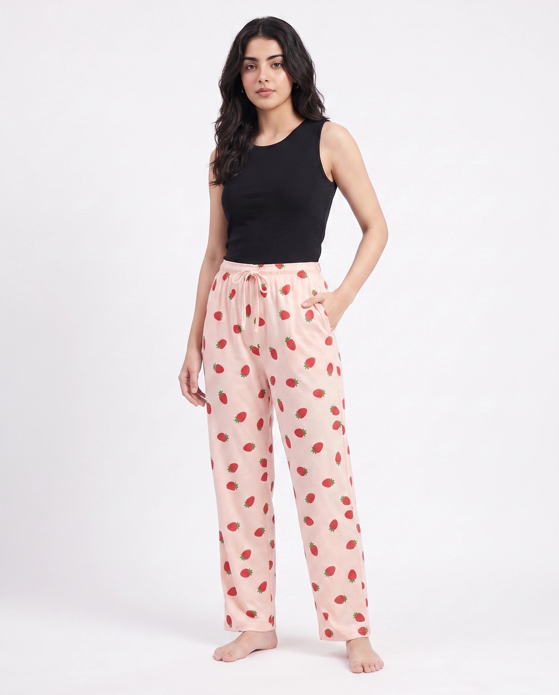 Cotton Trouser - Berry Daze