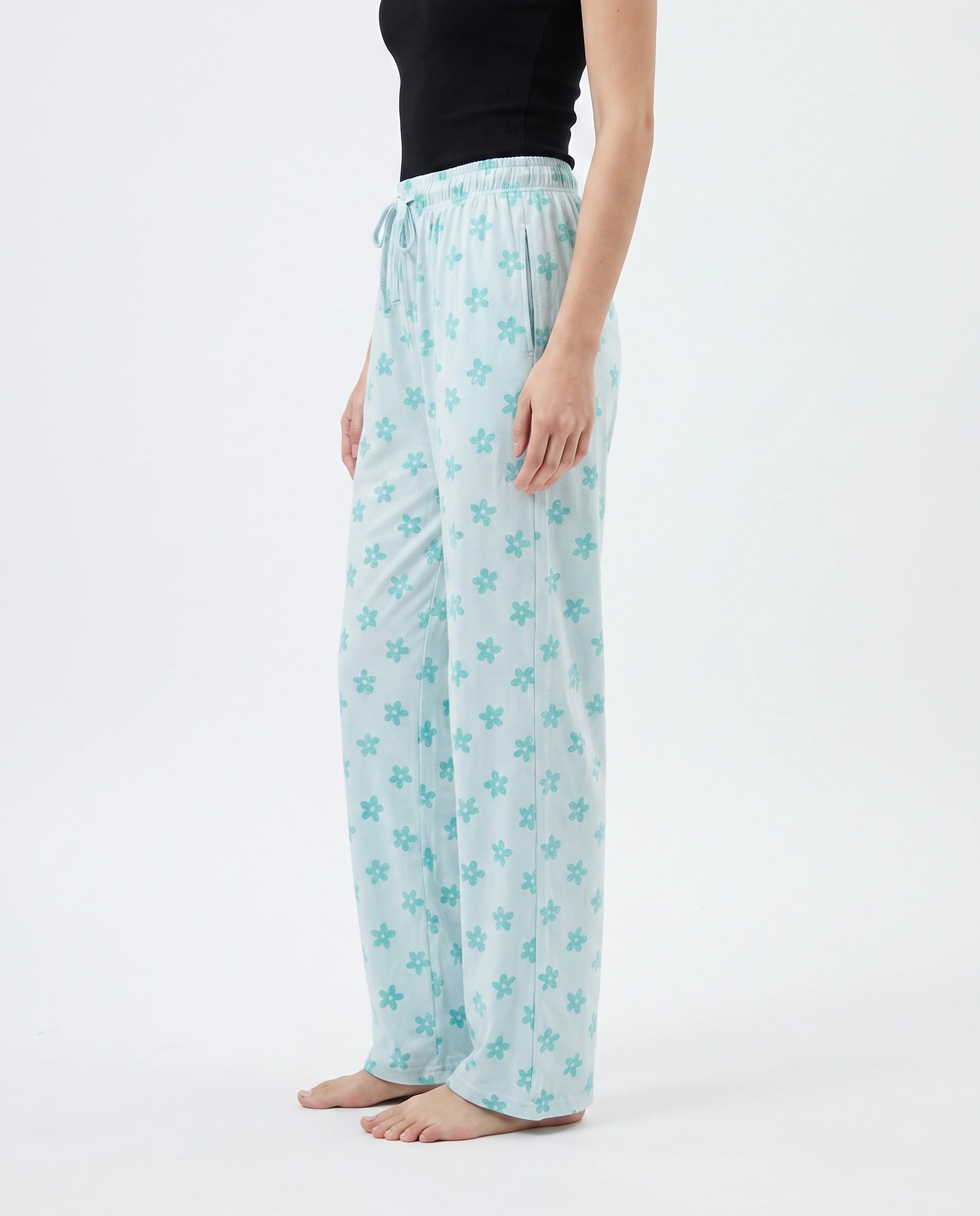 Cotton Trouser - Daisy Mint