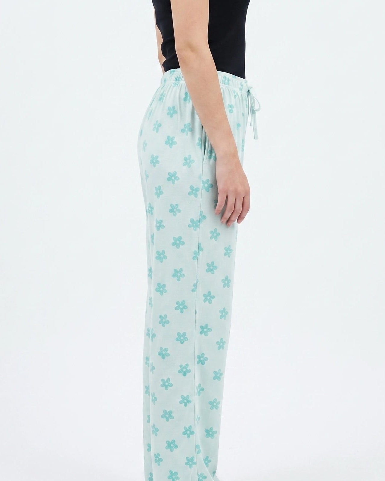 Cotton Trouser - Daisy Mint