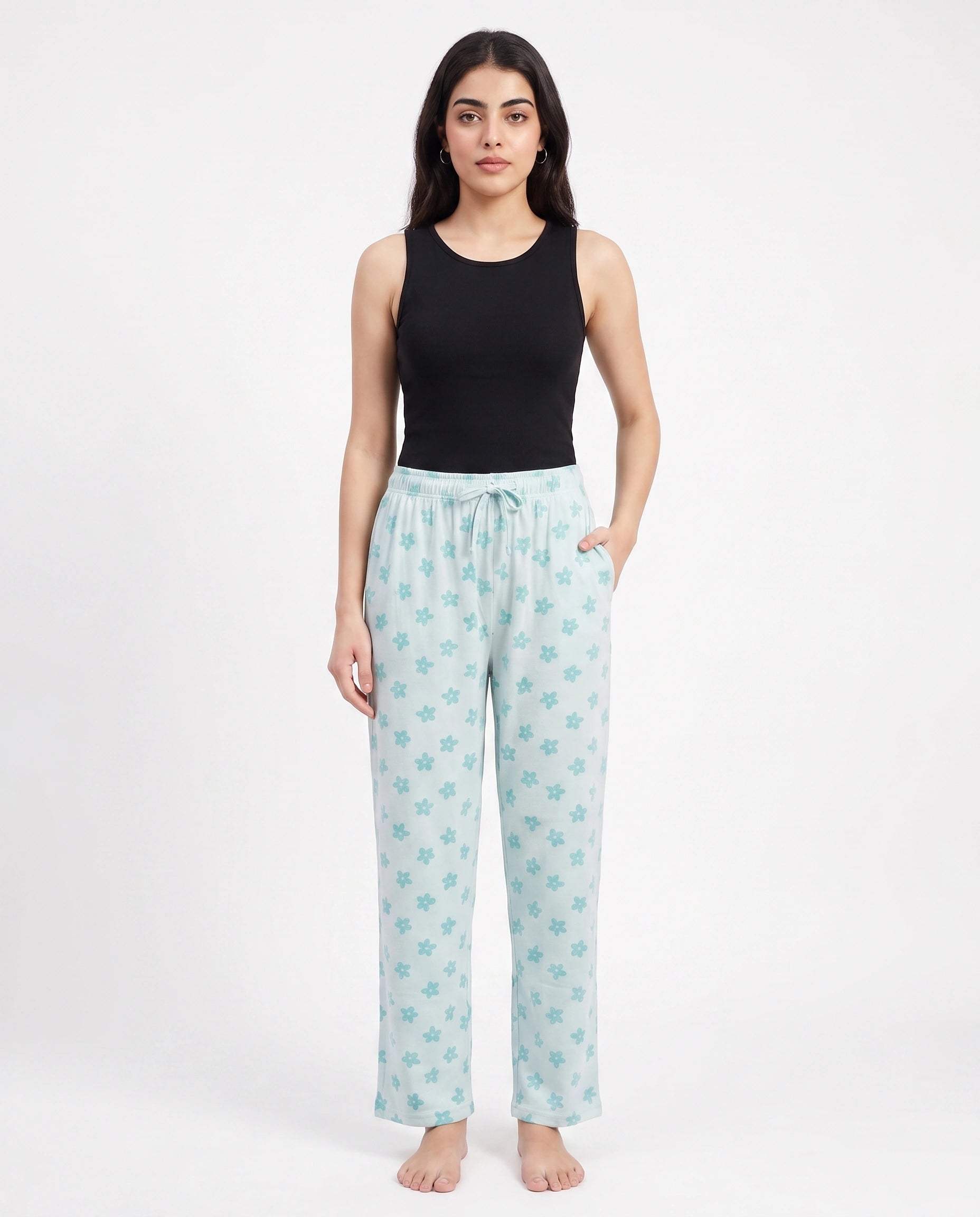 Cotton Trouser - Daisy Mint