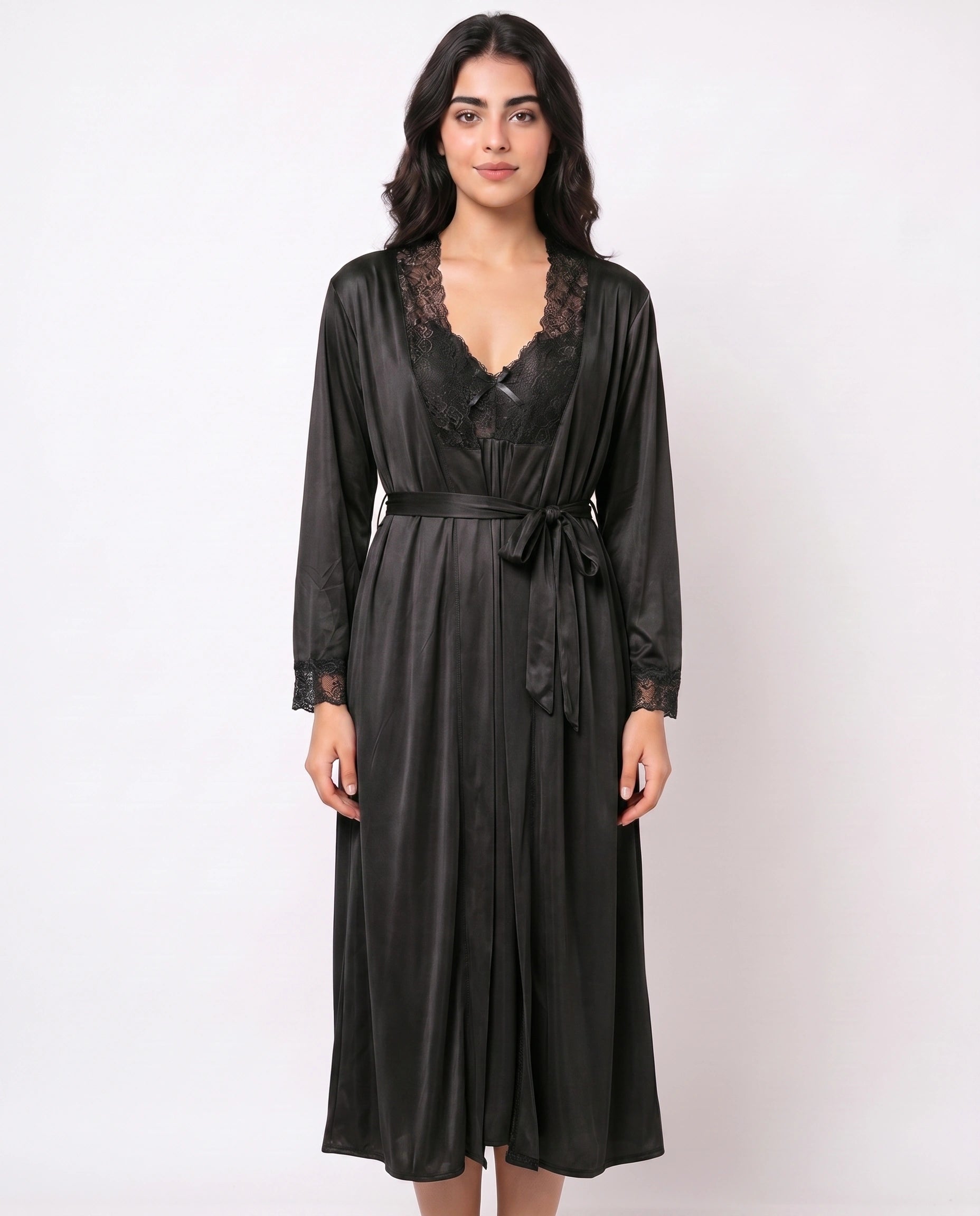 Gown Set - Marelle - Black