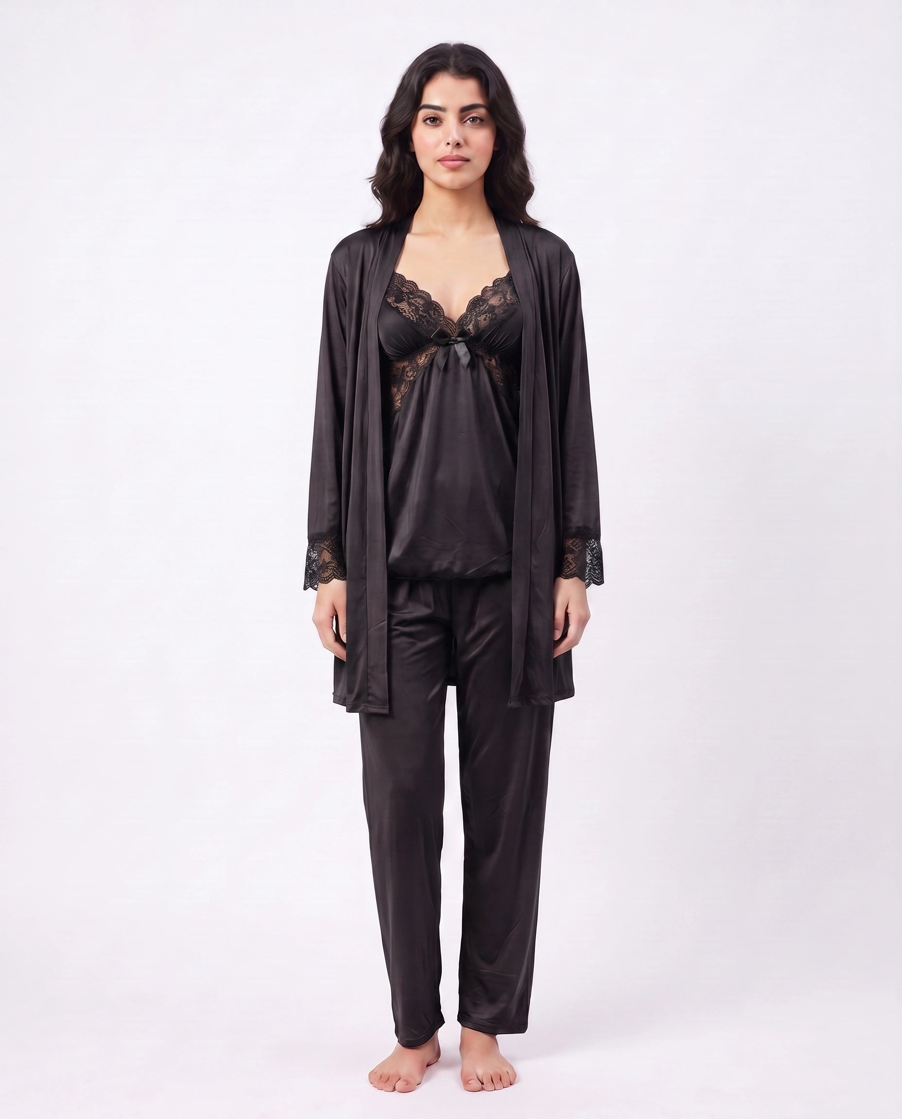 Gown Set - Zera - Black