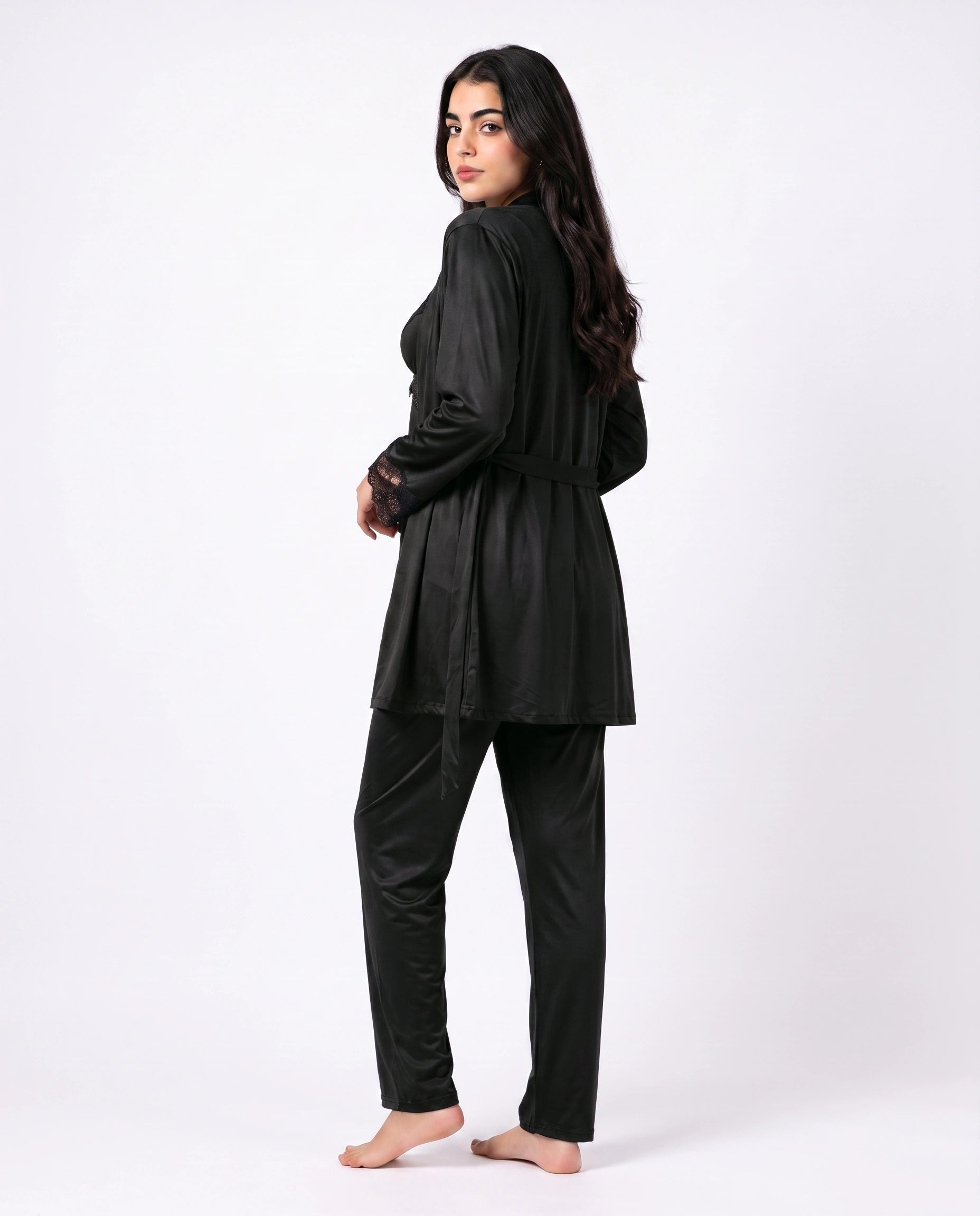 Gown Set - Zera - Black