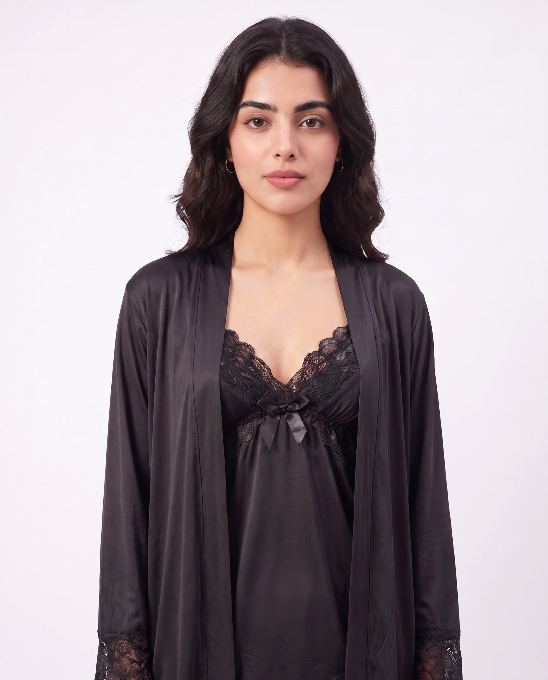 Gown Set - Zera - Black