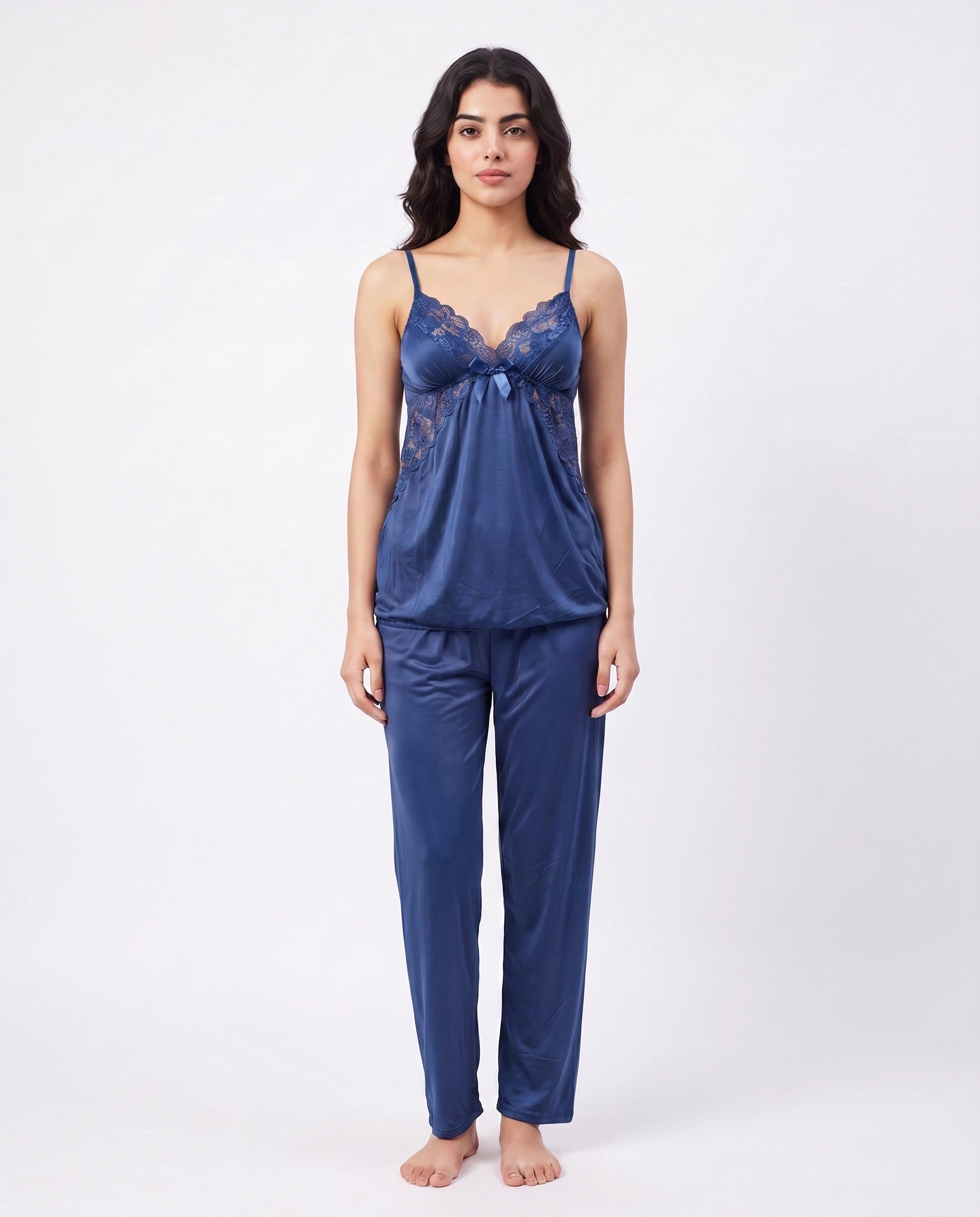 Gown Set - Zera - Navy Blue