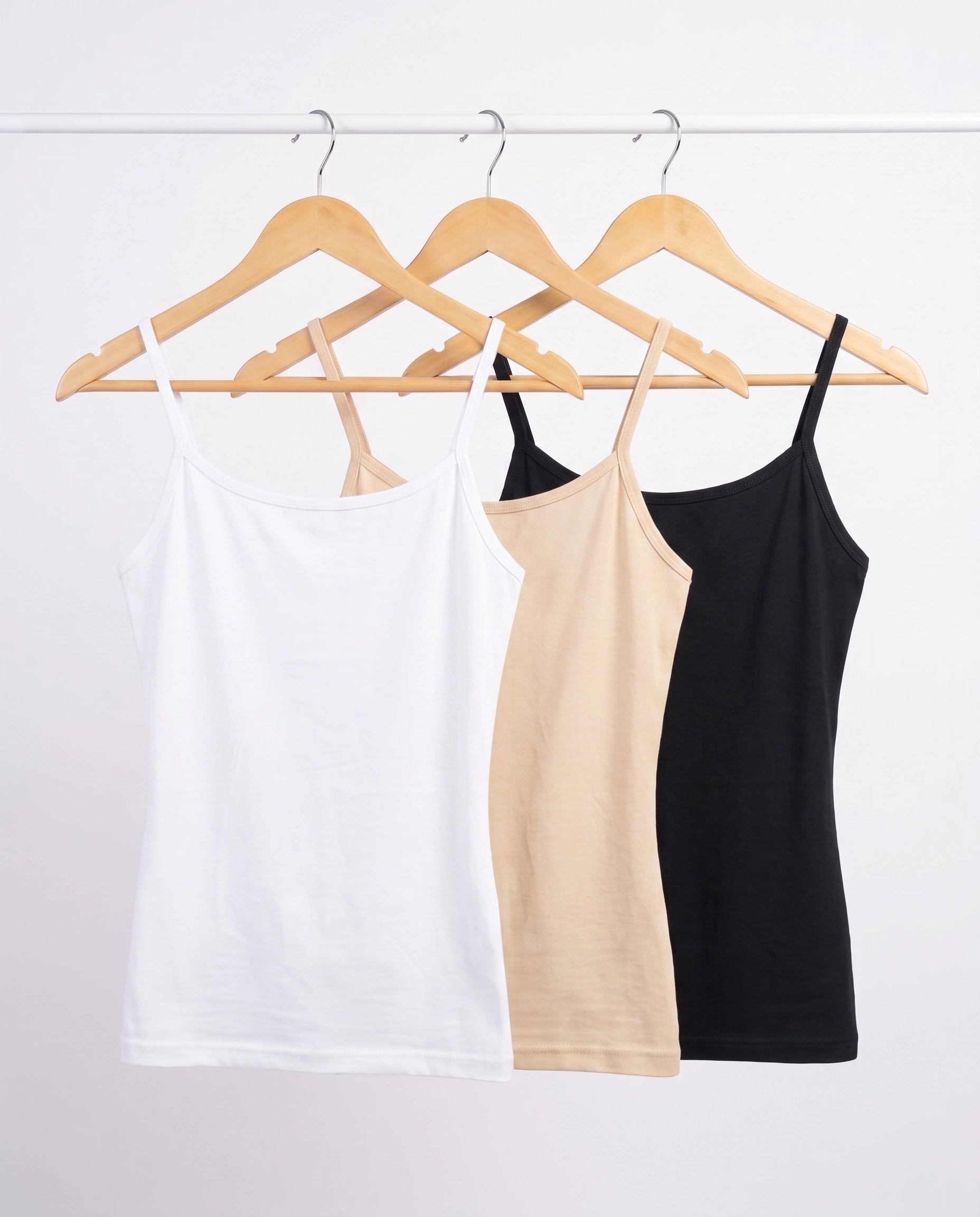Pack Of 3 - Soft Cotton Basic Camisole