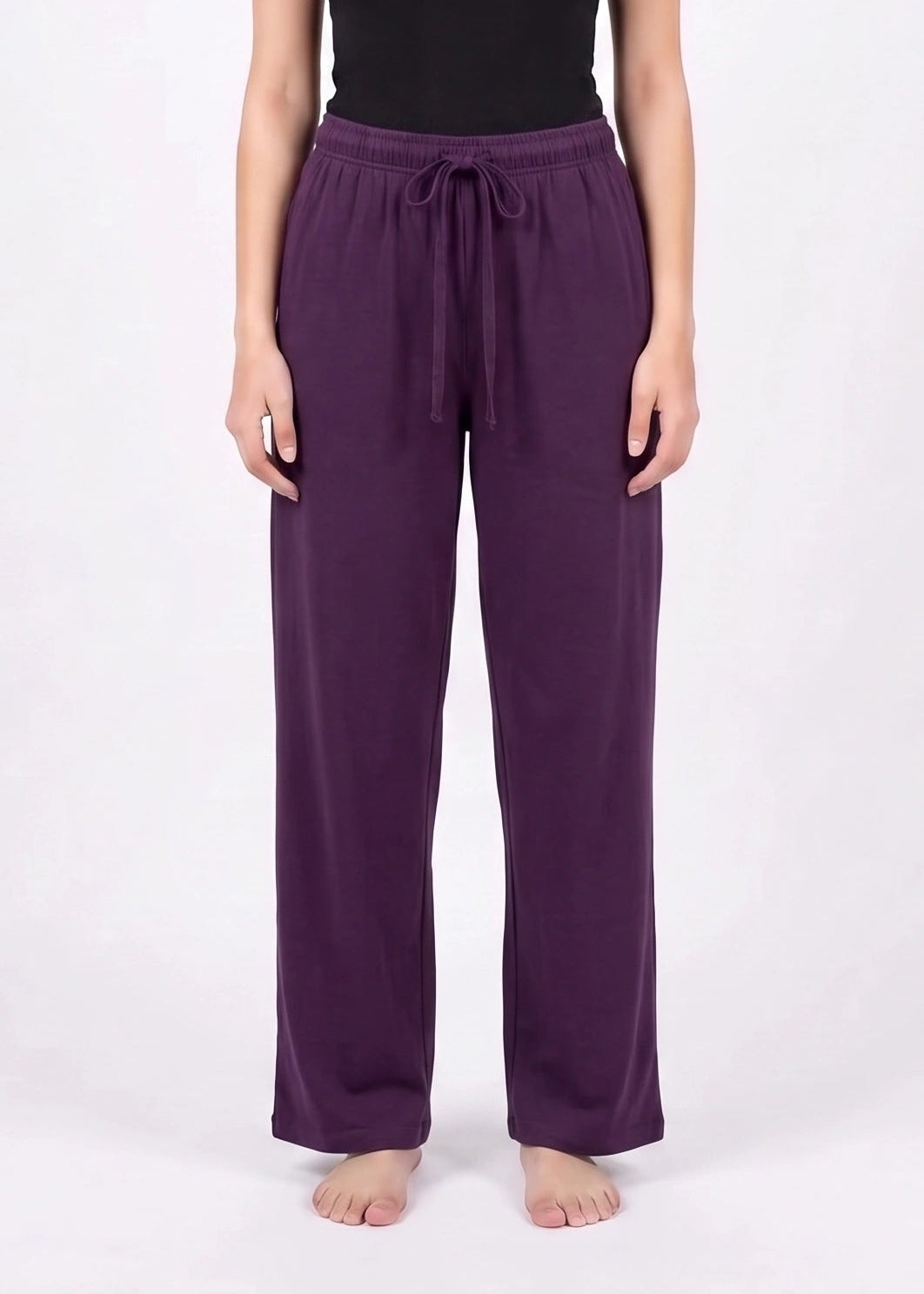 Pack of 2 Trousers - Comfy Sleep - Black & Purple