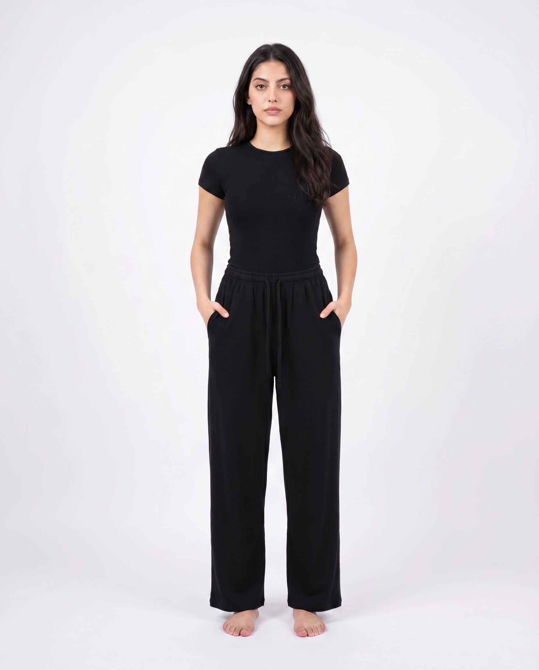 Pack of 2 Trousers - Comfy Sleep - Black & Purple